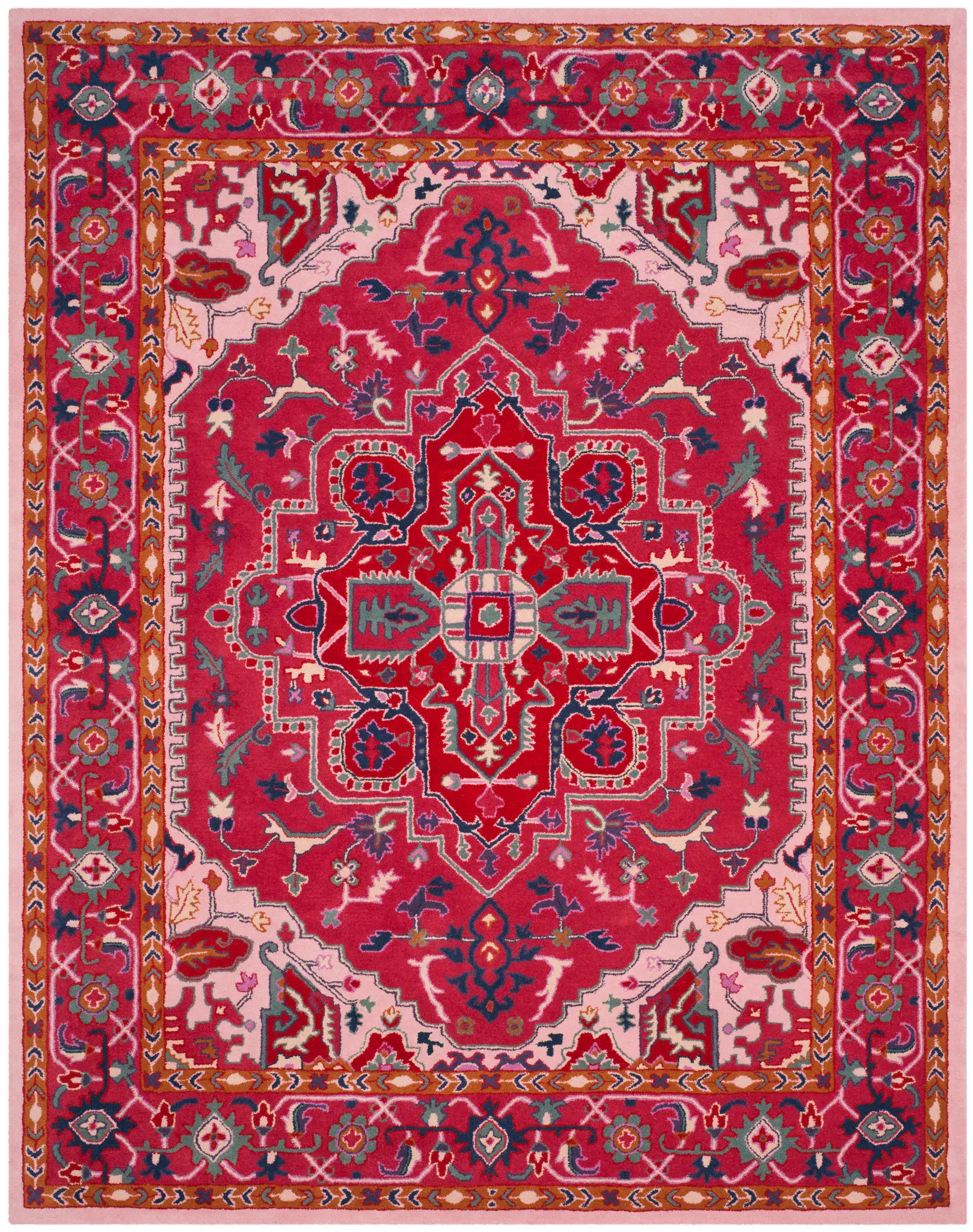 Bellagio Central Medallion Hand-Tufted Wool Rug