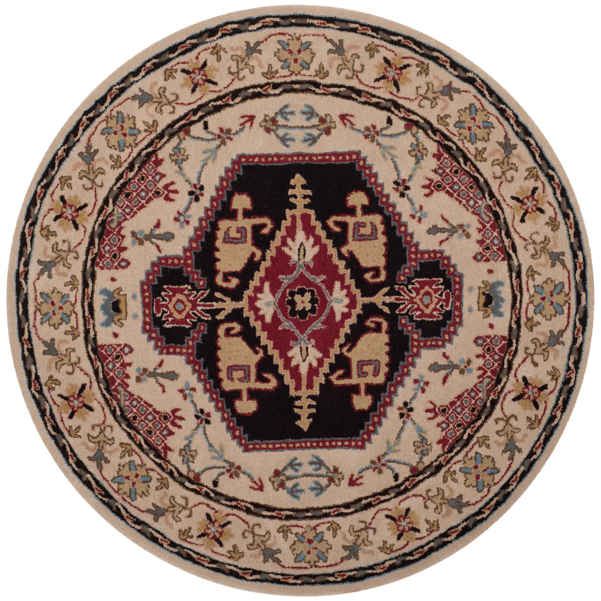 Bellagio Tribal Medallion Hand-Tufted Wool Rug