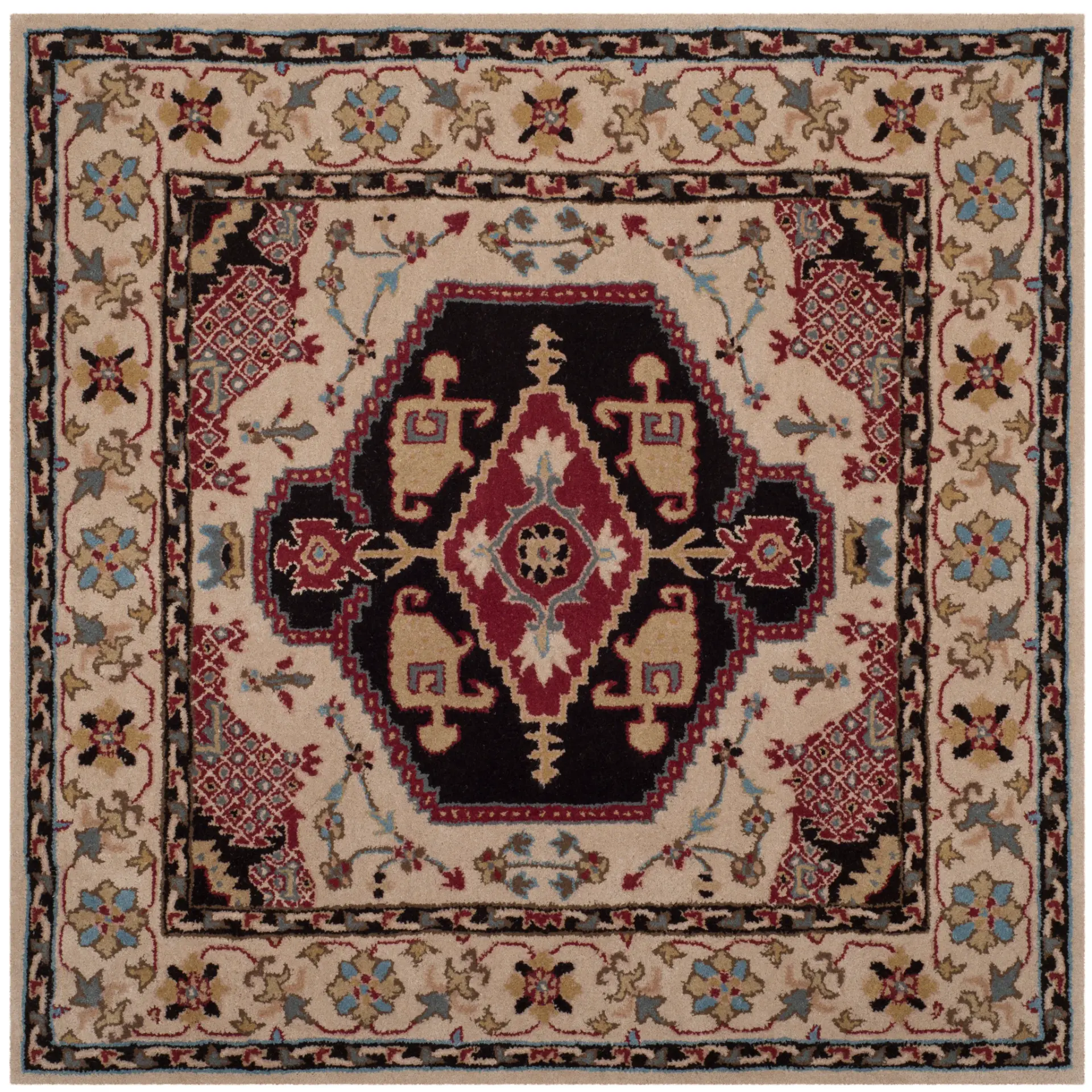 Bellagio Tribal Medallion Hand-Tufted Wool Rug