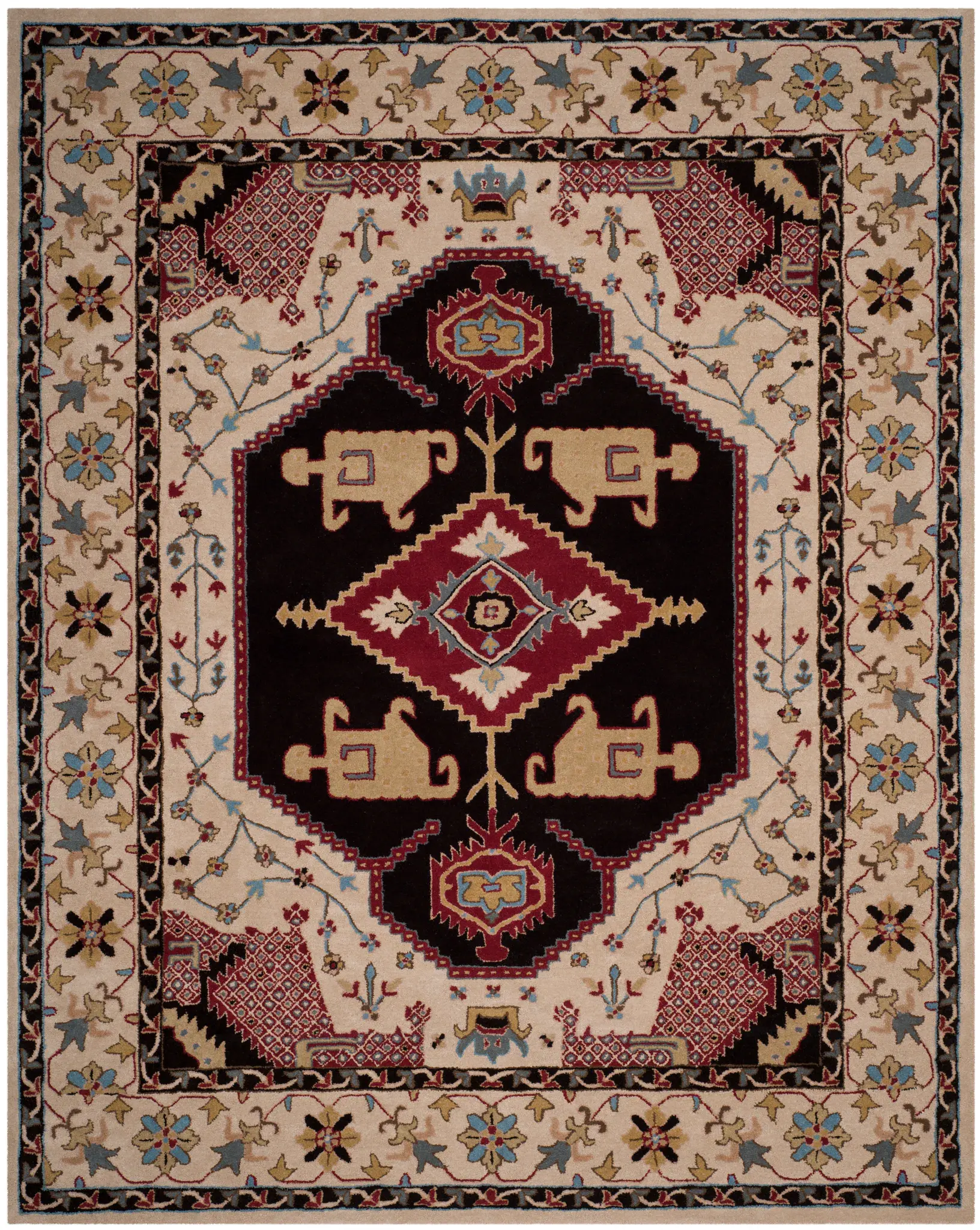 Bellagio Tribal Medallion Hand-Tufted Wool Rug