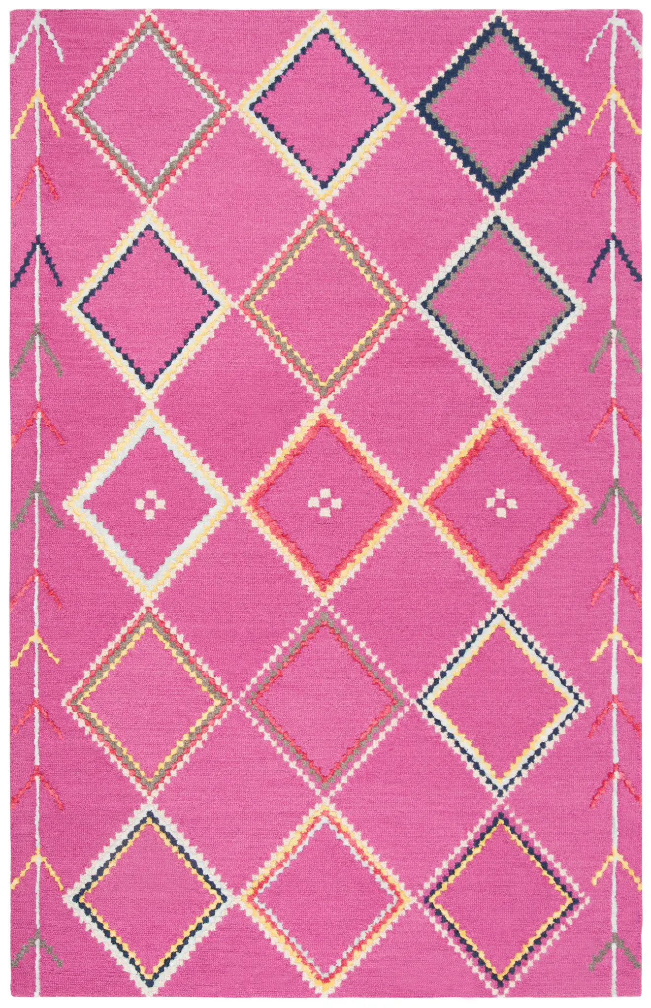 Bellagio Diamond Lattice Hand-Tufted Wool Rug