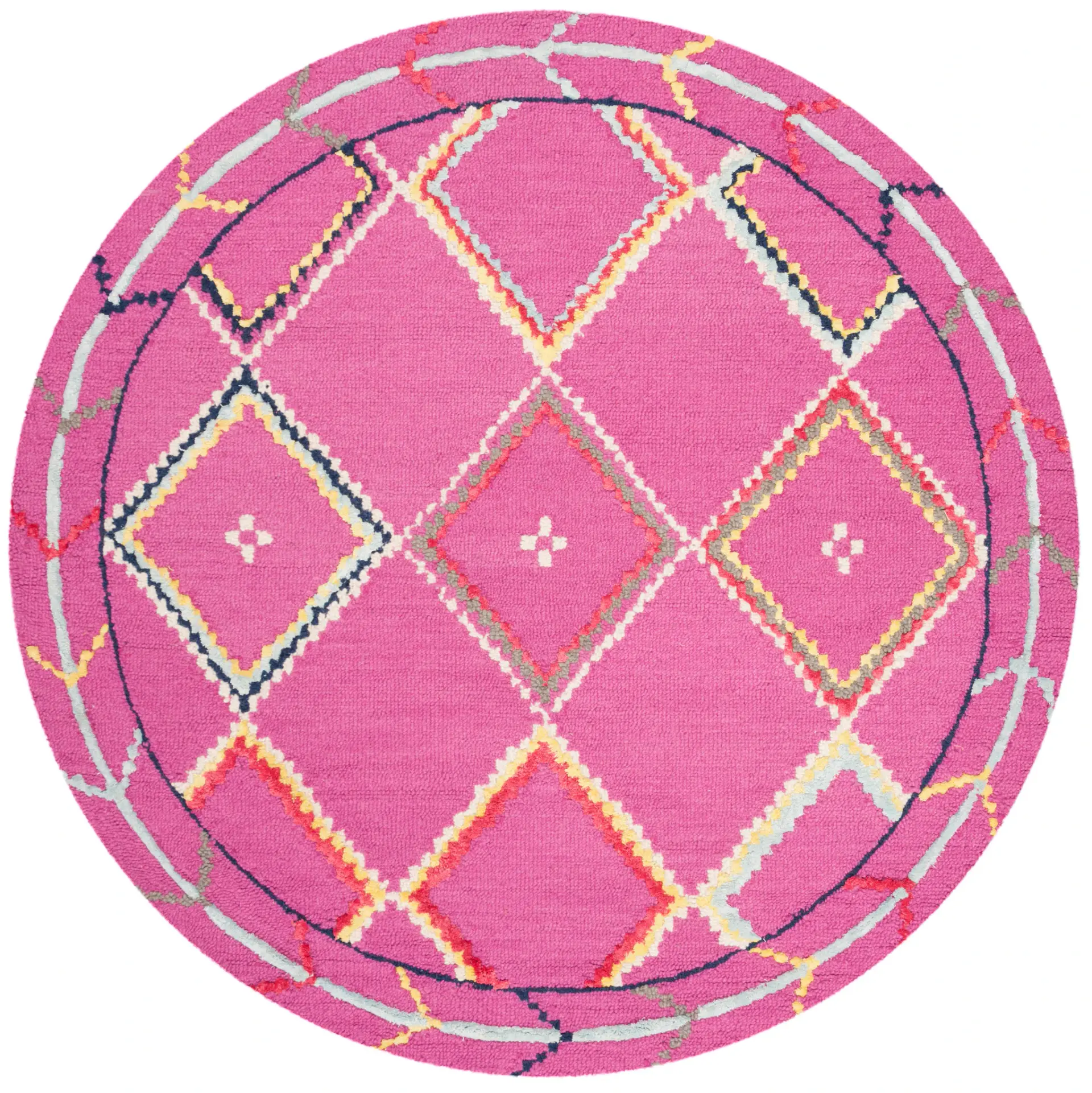 Bellagio Diamond Lattice Hand-Tufted Wool Rug