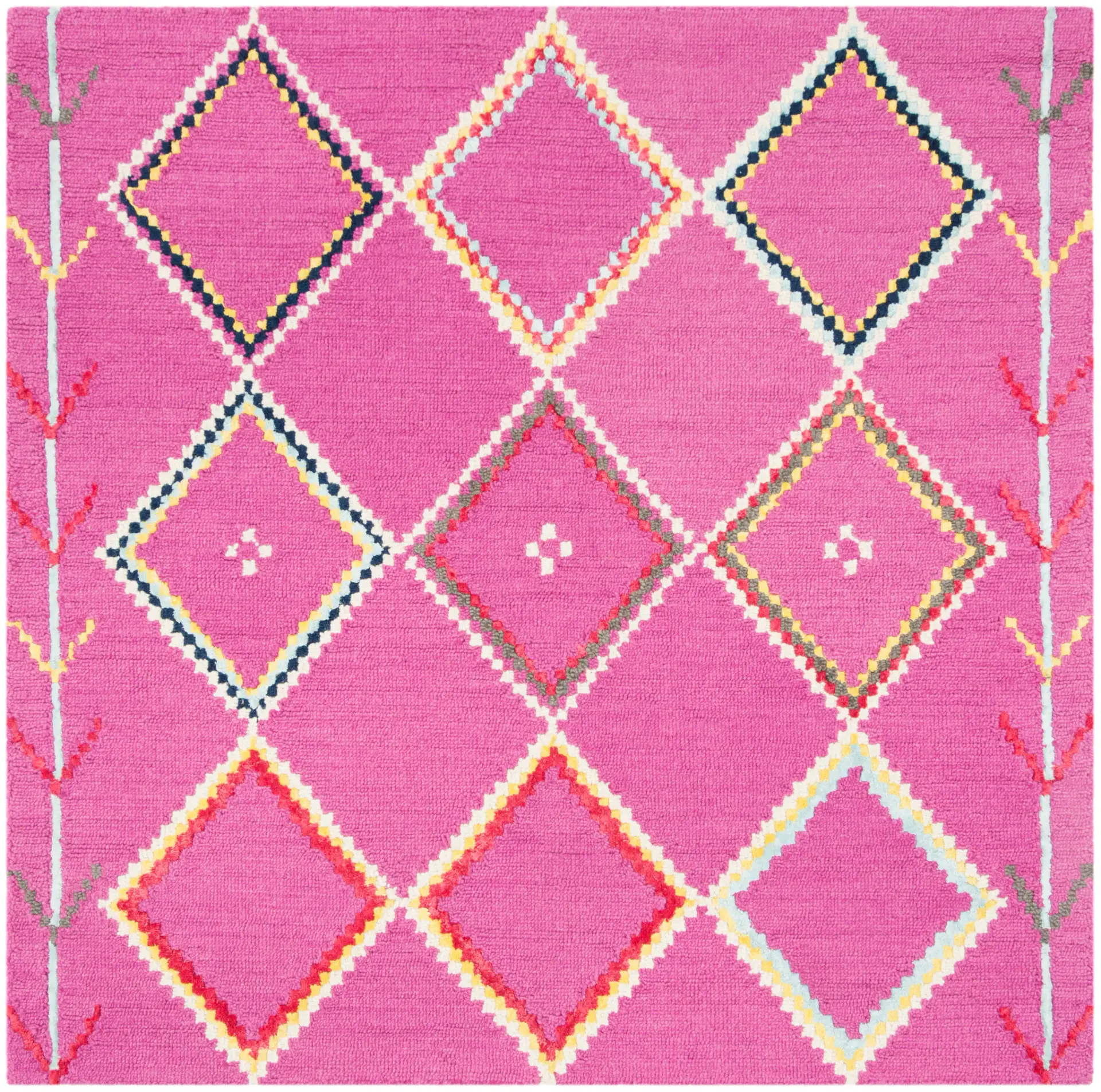 Bellagio Diamond Lattice Hand-Tufted Wool Rug