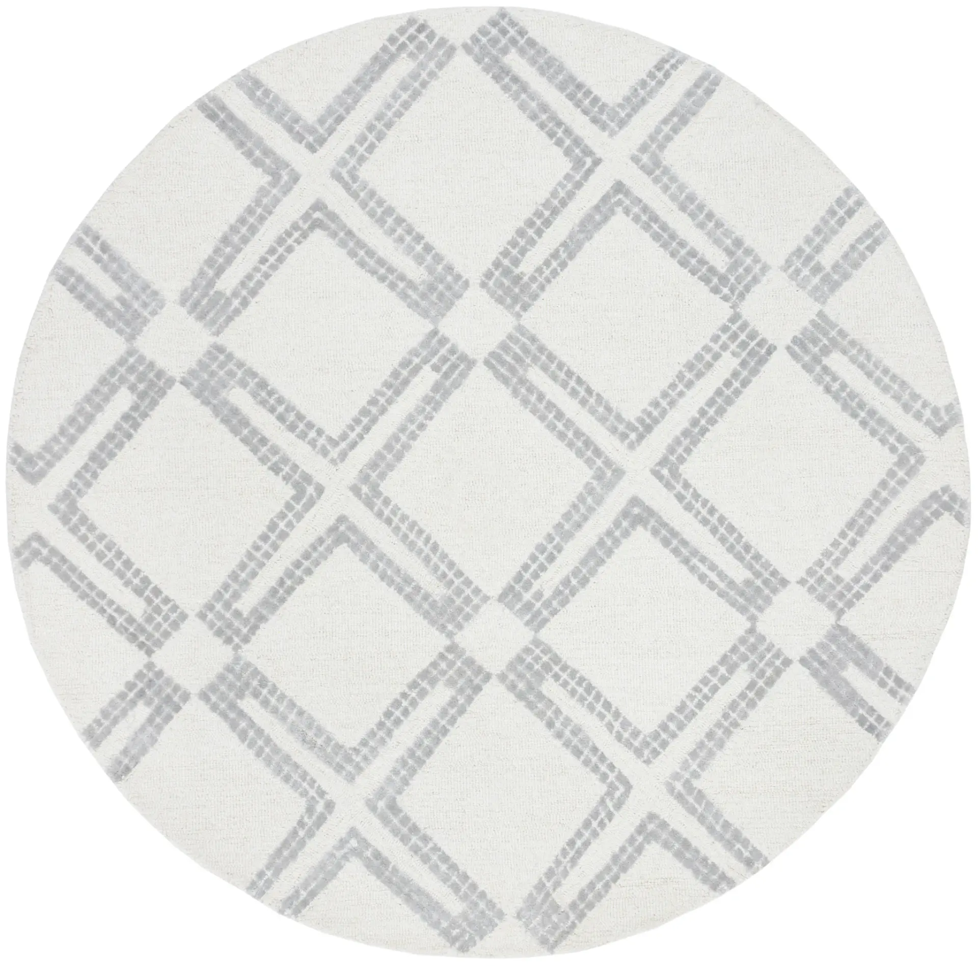 Bellagio Mosaic Diamond Hand-Tufted Wool Rug