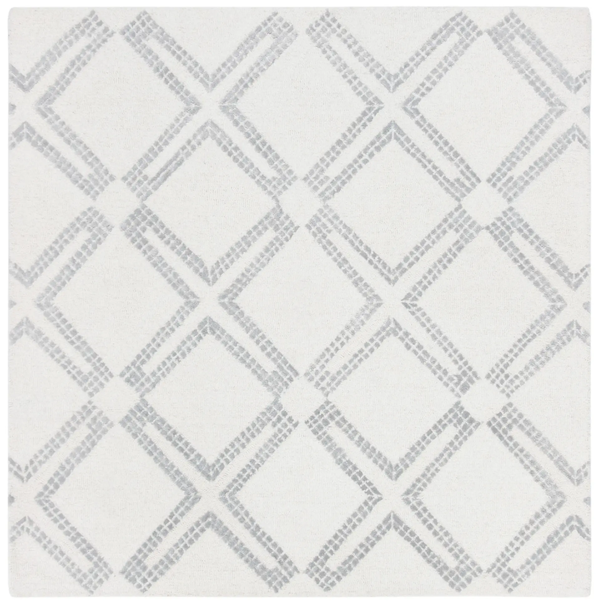 Bellagio Mosaic Diamond Hand-Tufted Wool Rug