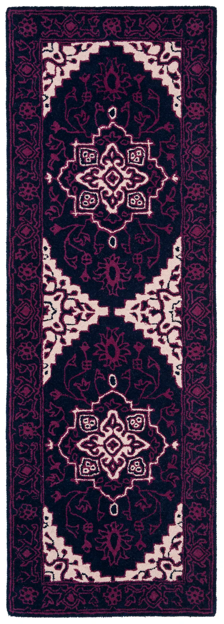 Bellagio Cartouche Medallion Hand-Tufted Wool Rug
