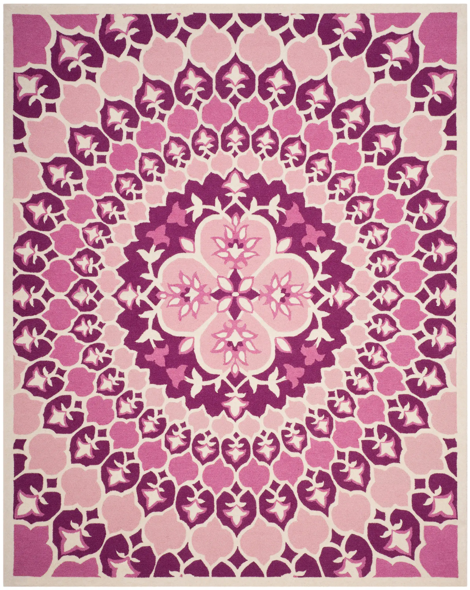Bellagio Tile Medallion Hand-Tufted Wool Rug