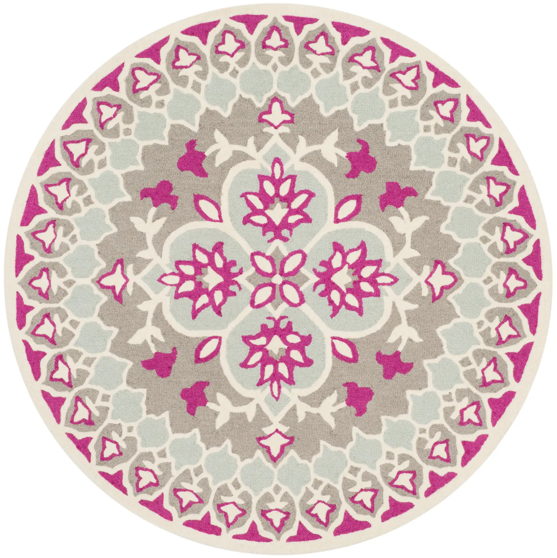 Bellagio Tile Medallion Hand-Tufted Wool Rug