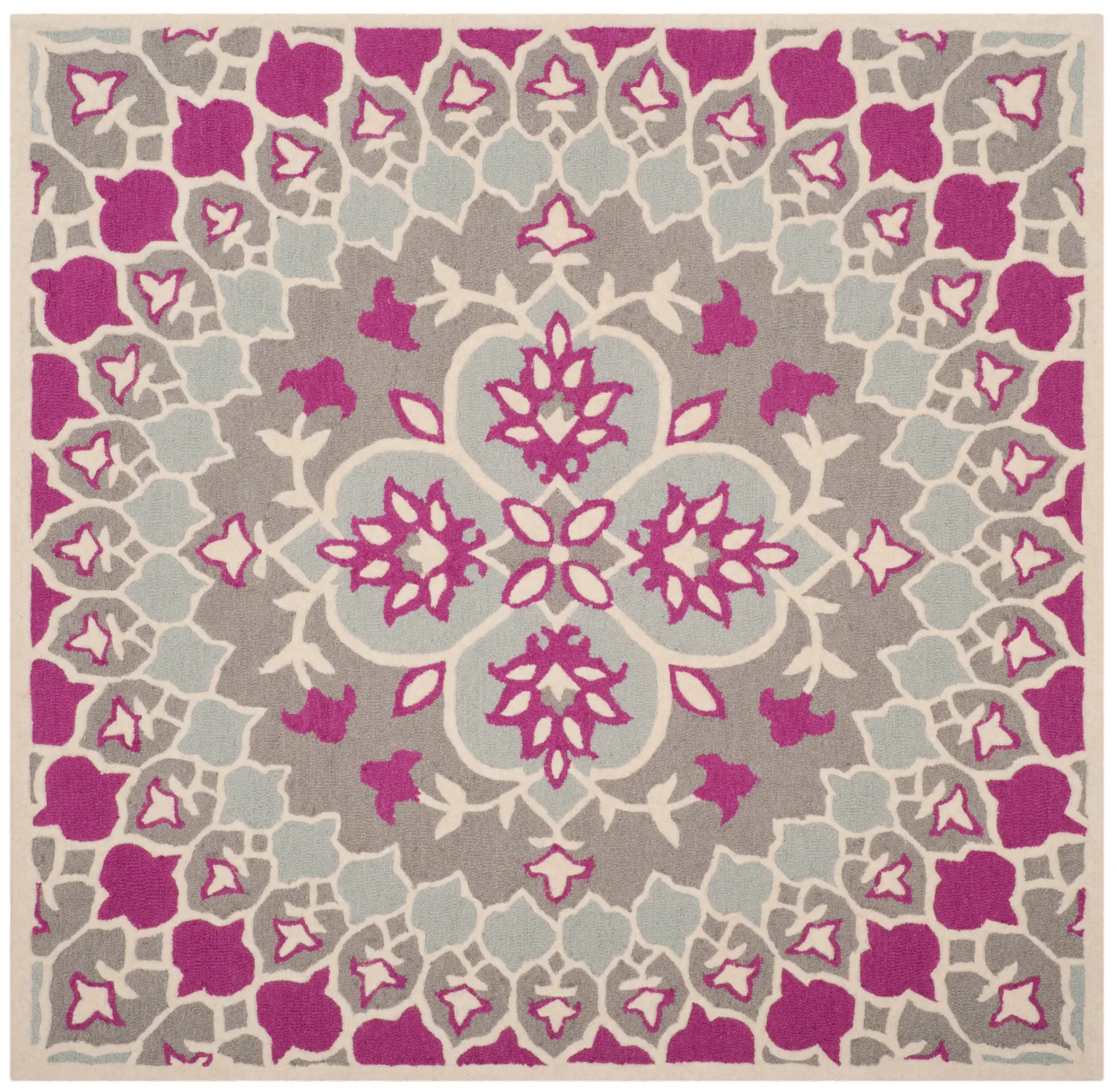 Bellagio Tile Medallion Hand-Tufted Wool Rug
