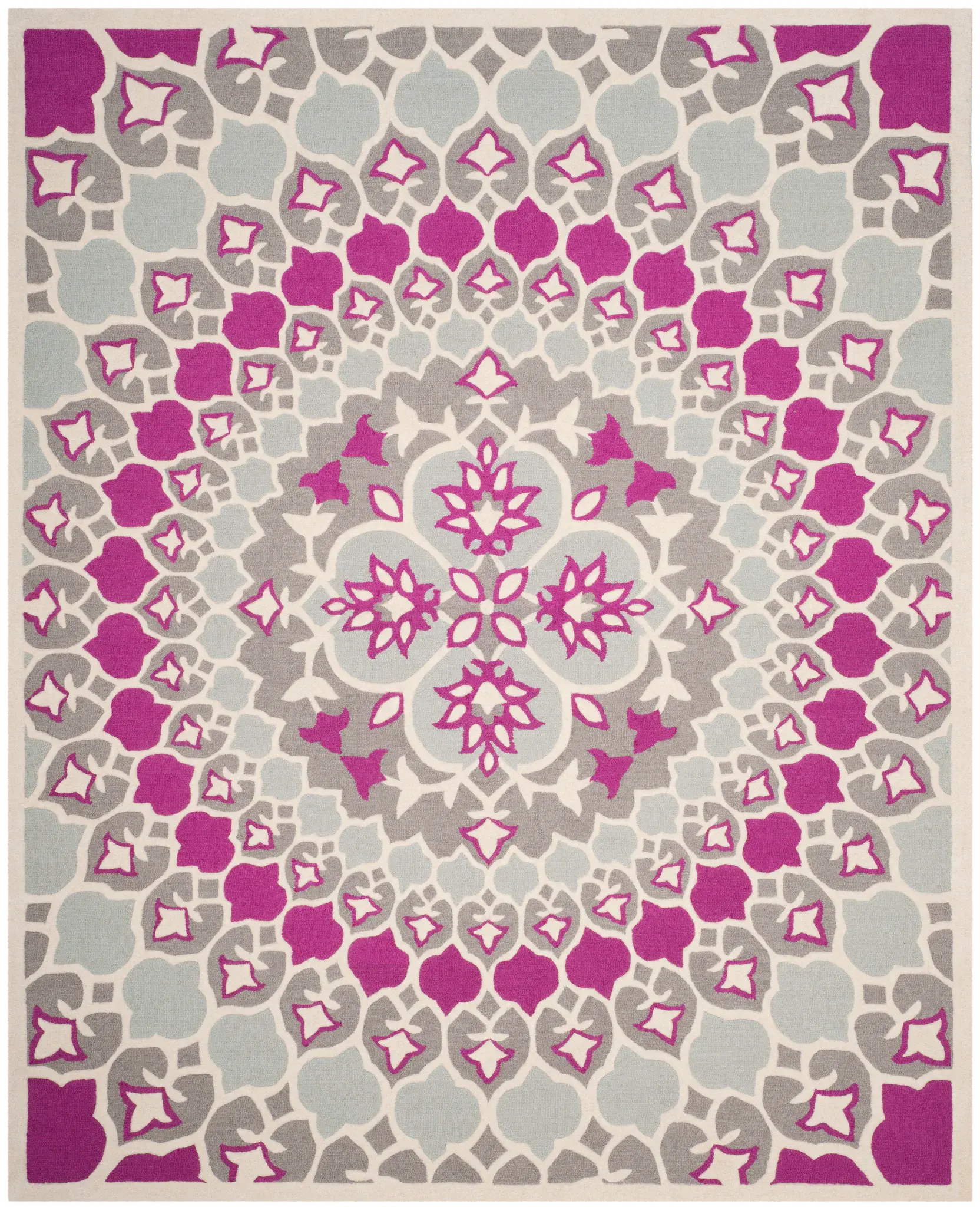 Bellagio Tile Medallion Hand-Tufted Wool Rug