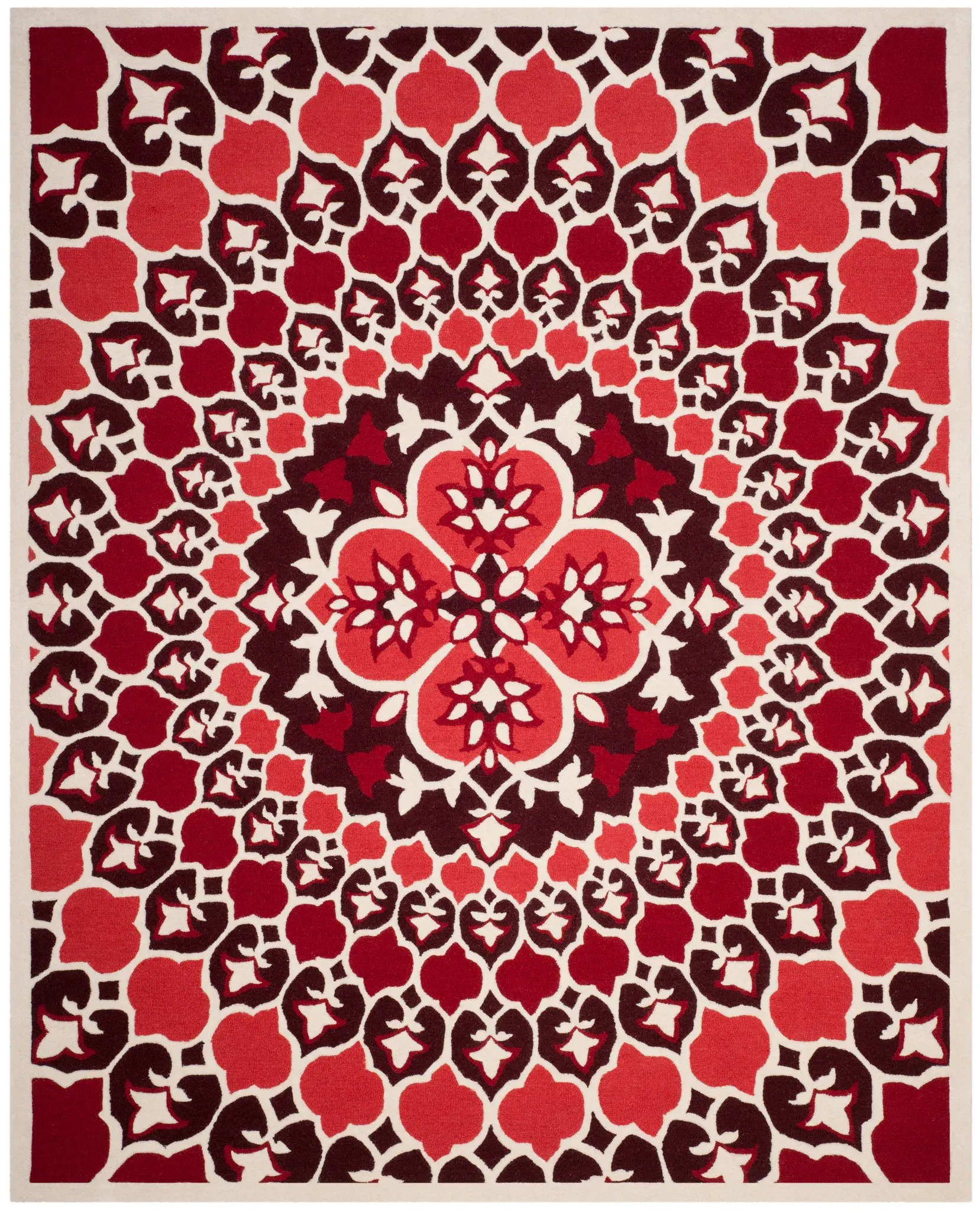 Bellagio Tile Medallion Hand-Tufted Wool Rug