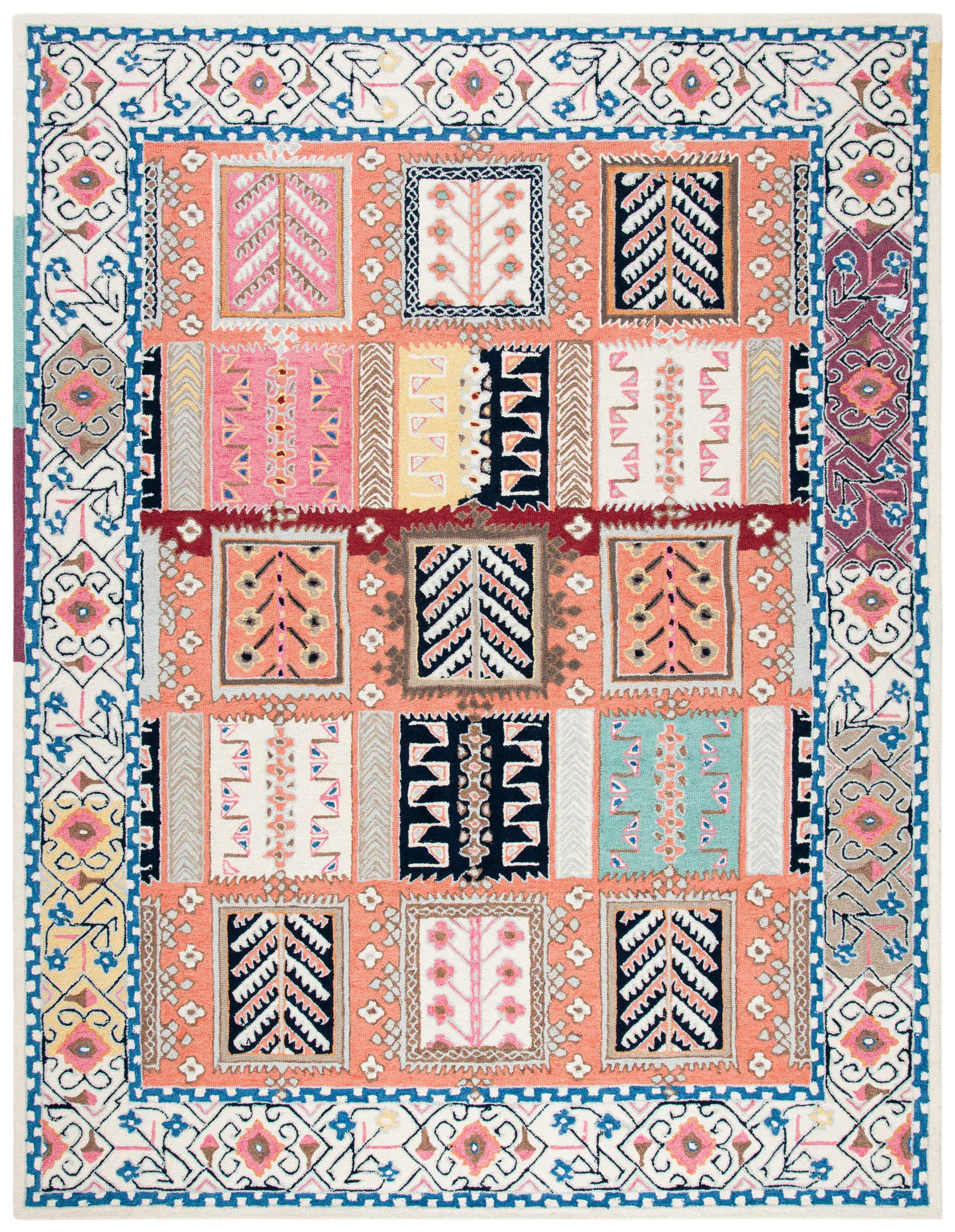 Bellagio Panel Tree Hand-Tufted Wool Rug