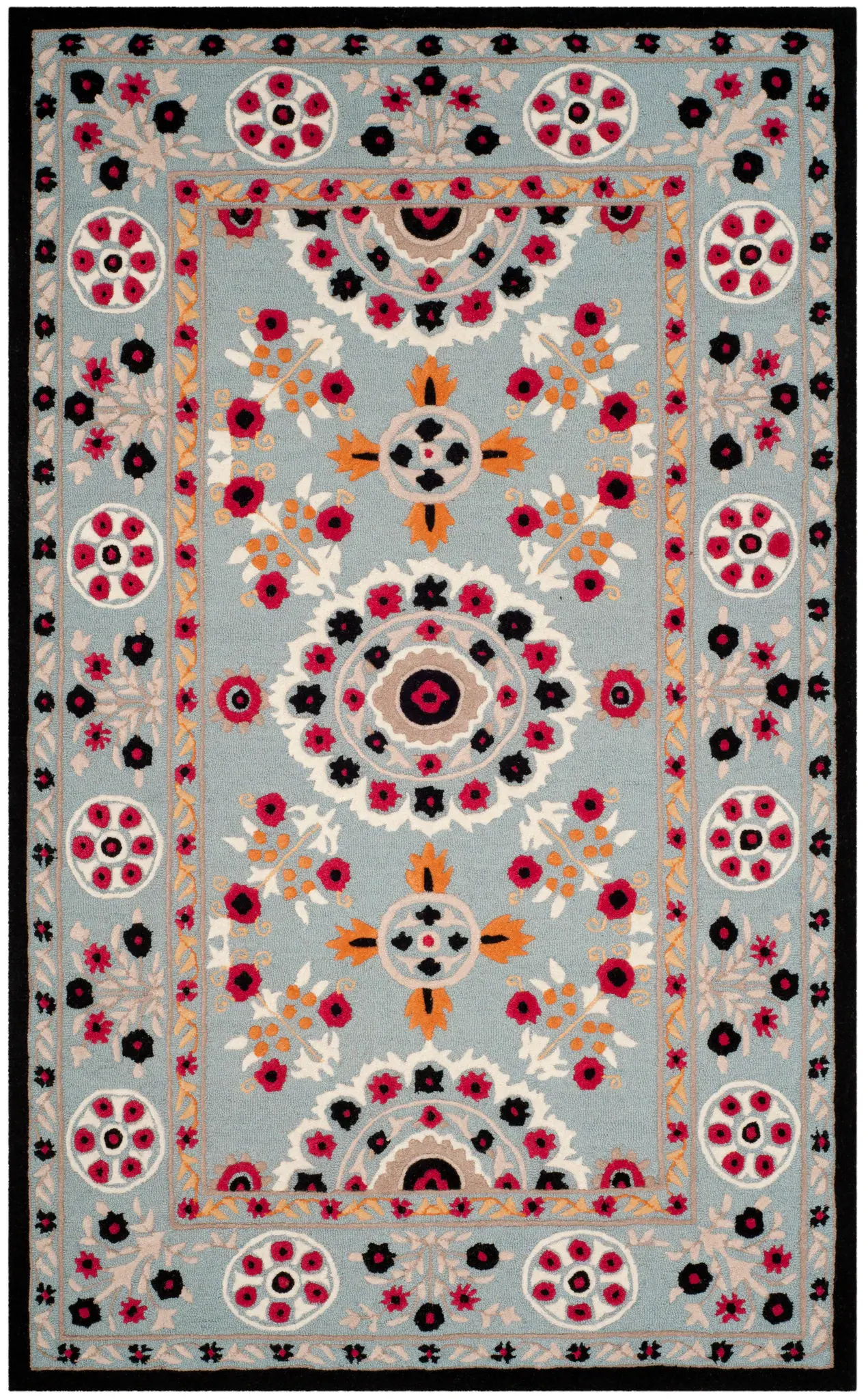 Bellagio Suzani Medallion Hand-Tufted Wool Rug