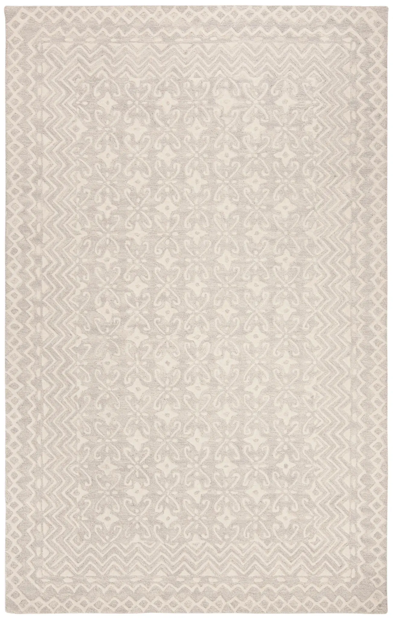 Blossom Floral Trellis Hand-Tufted Wool Rug
