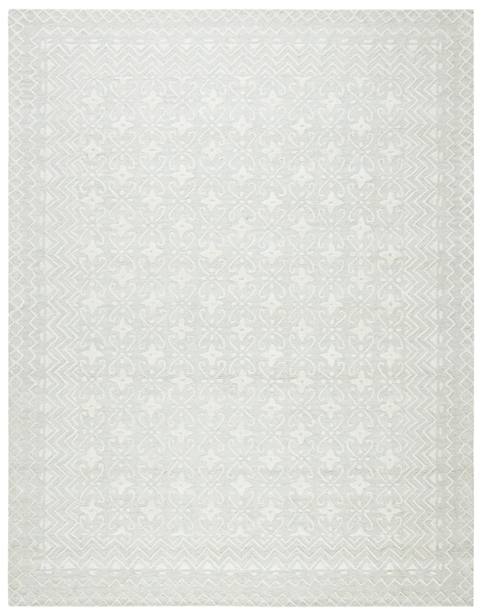 Blossom Floral Trellis Hand-Tufted Wool Rug