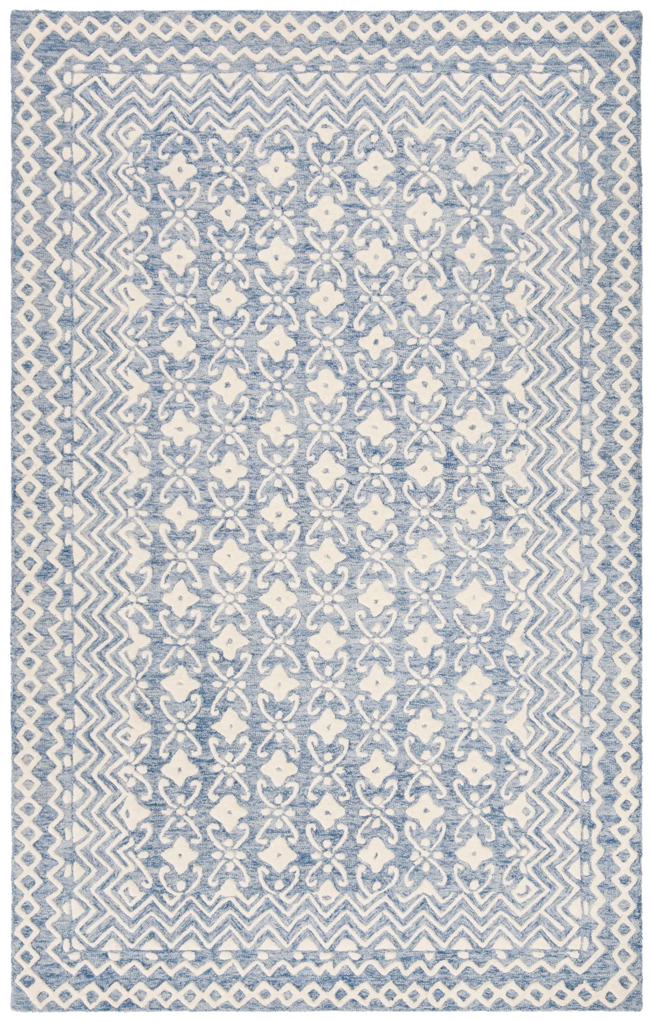 Blossom Floral Trellis Hand-Tufted Wool Rug