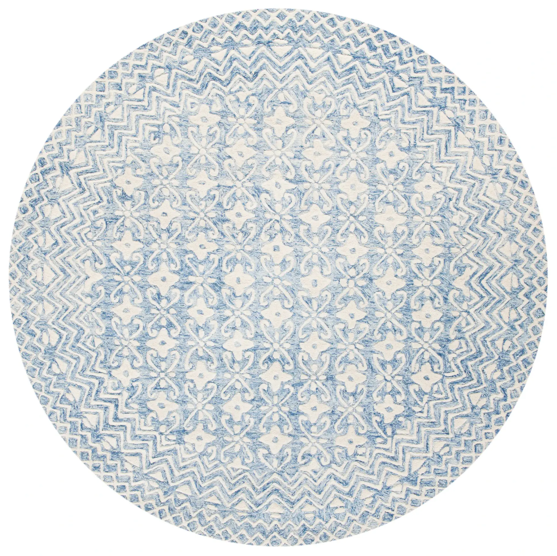 Blossom Floral Trellis Hand-Tufted Wool Rug