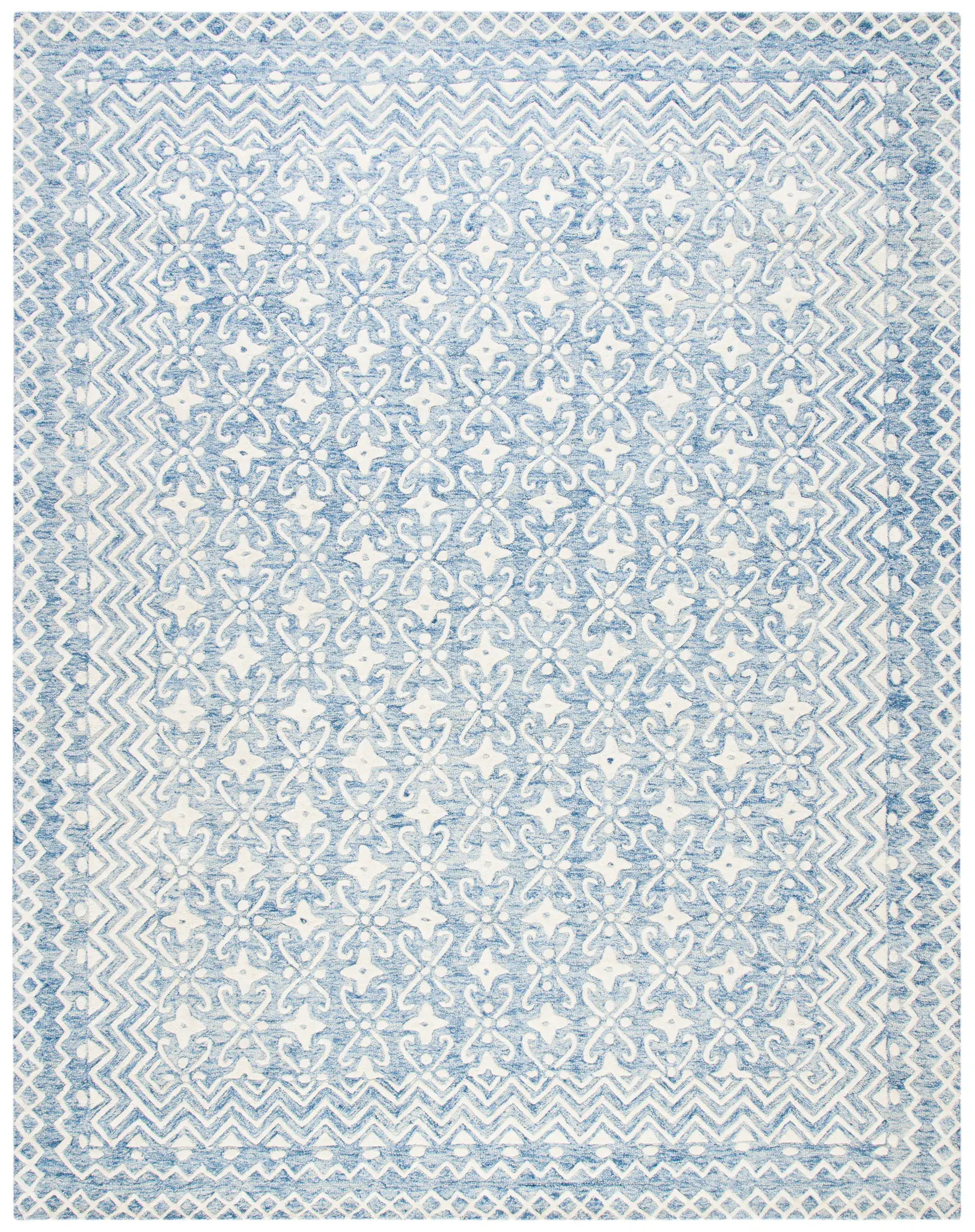 Blossom Floral Trellis Hand-Tufted Wool Rug