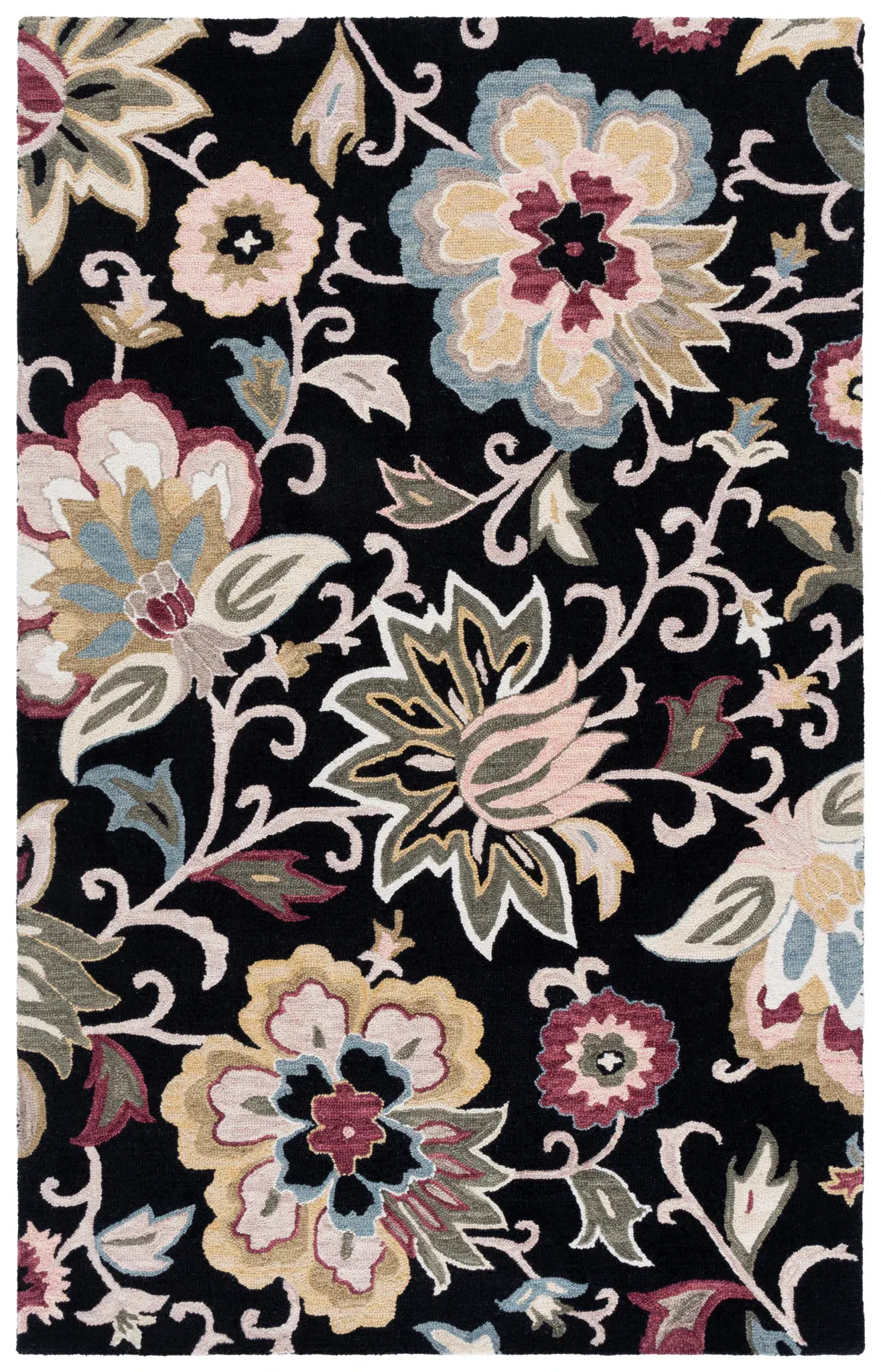Blossom Allover Floral Hand-Tufted Wool Rug