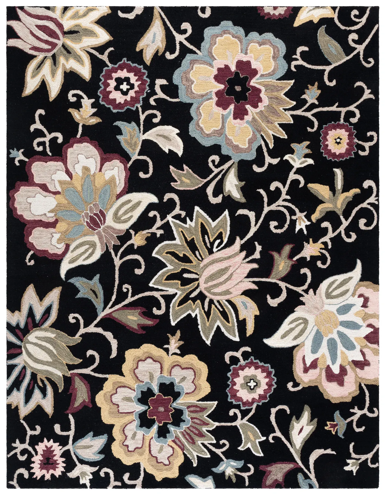 Blossom Allover Floral Hand-Tufted Wool Rug