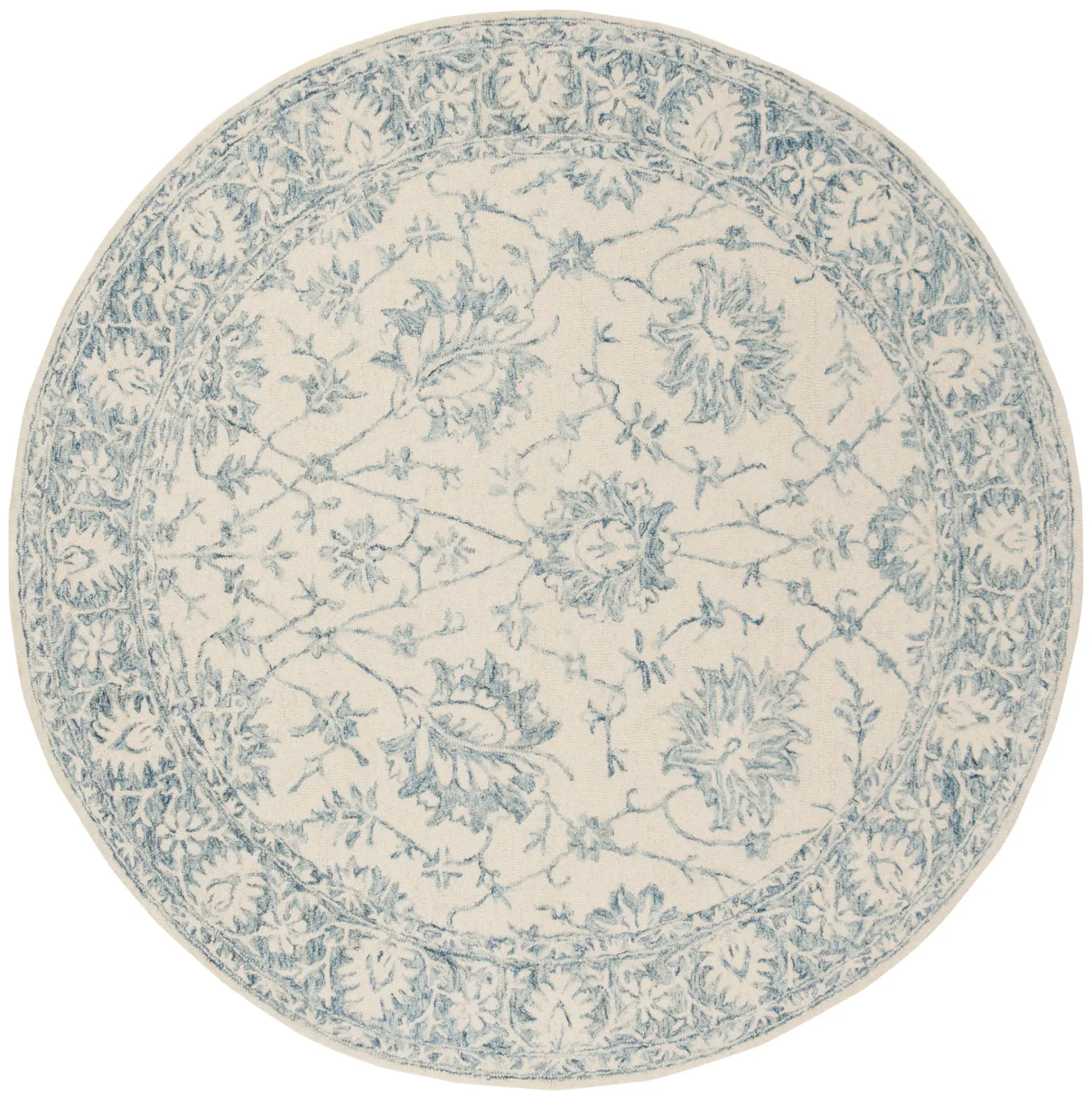 Blossom Vine Trellis Hand-Tufted Wool Rug