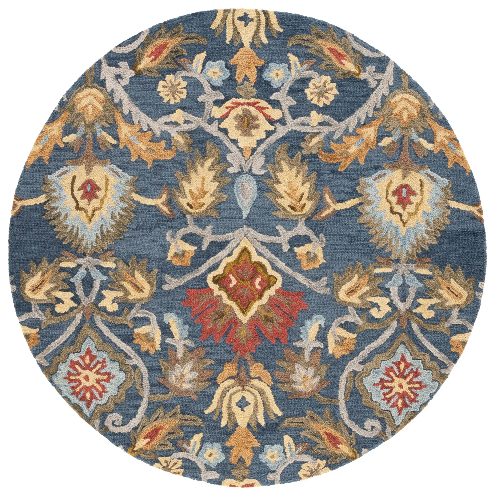 Blossom Botanical Vine Hand-Tufted Wool Rug