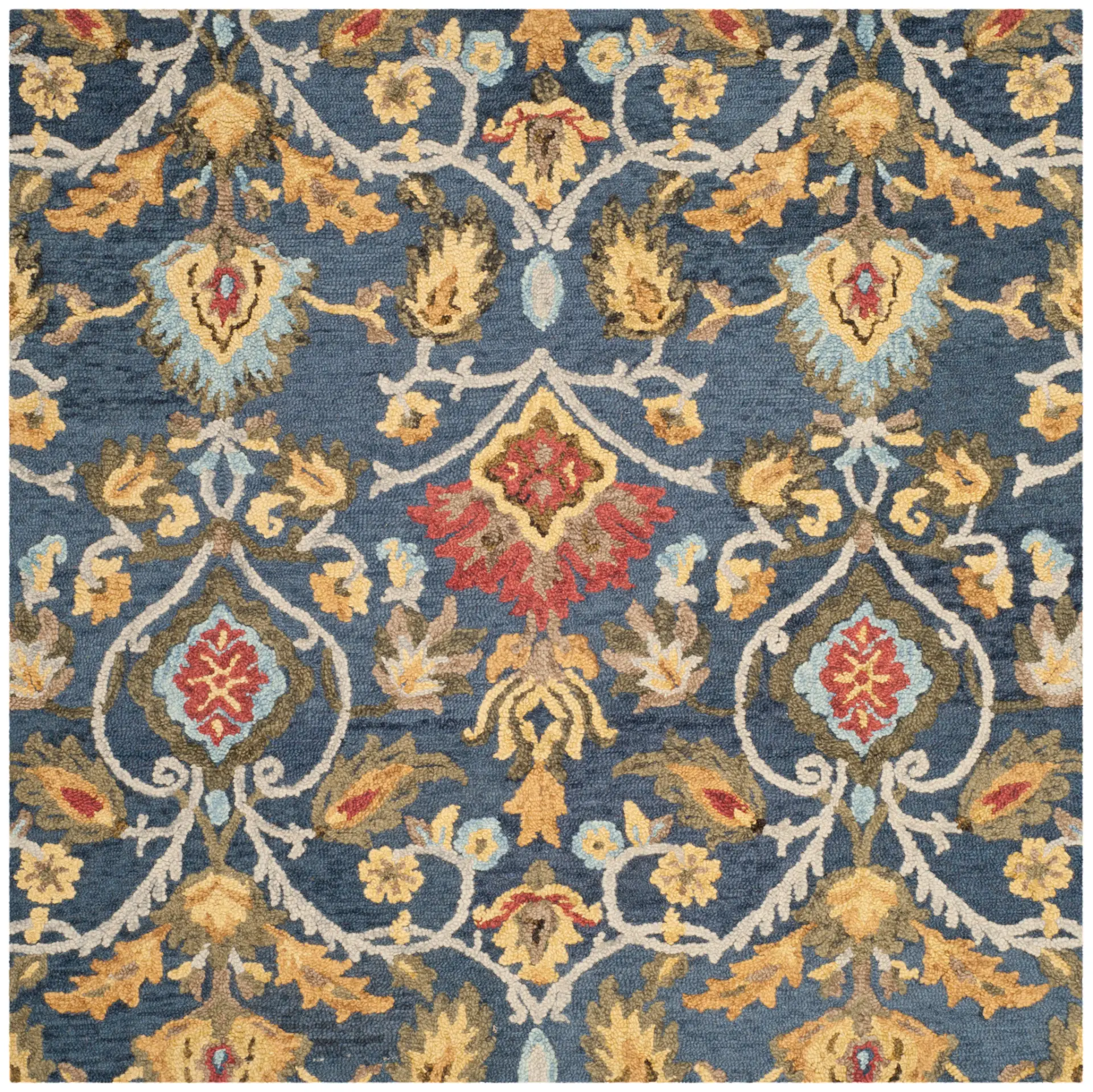 Blossom Botanical Vine Hand-Tufted Wool Rug