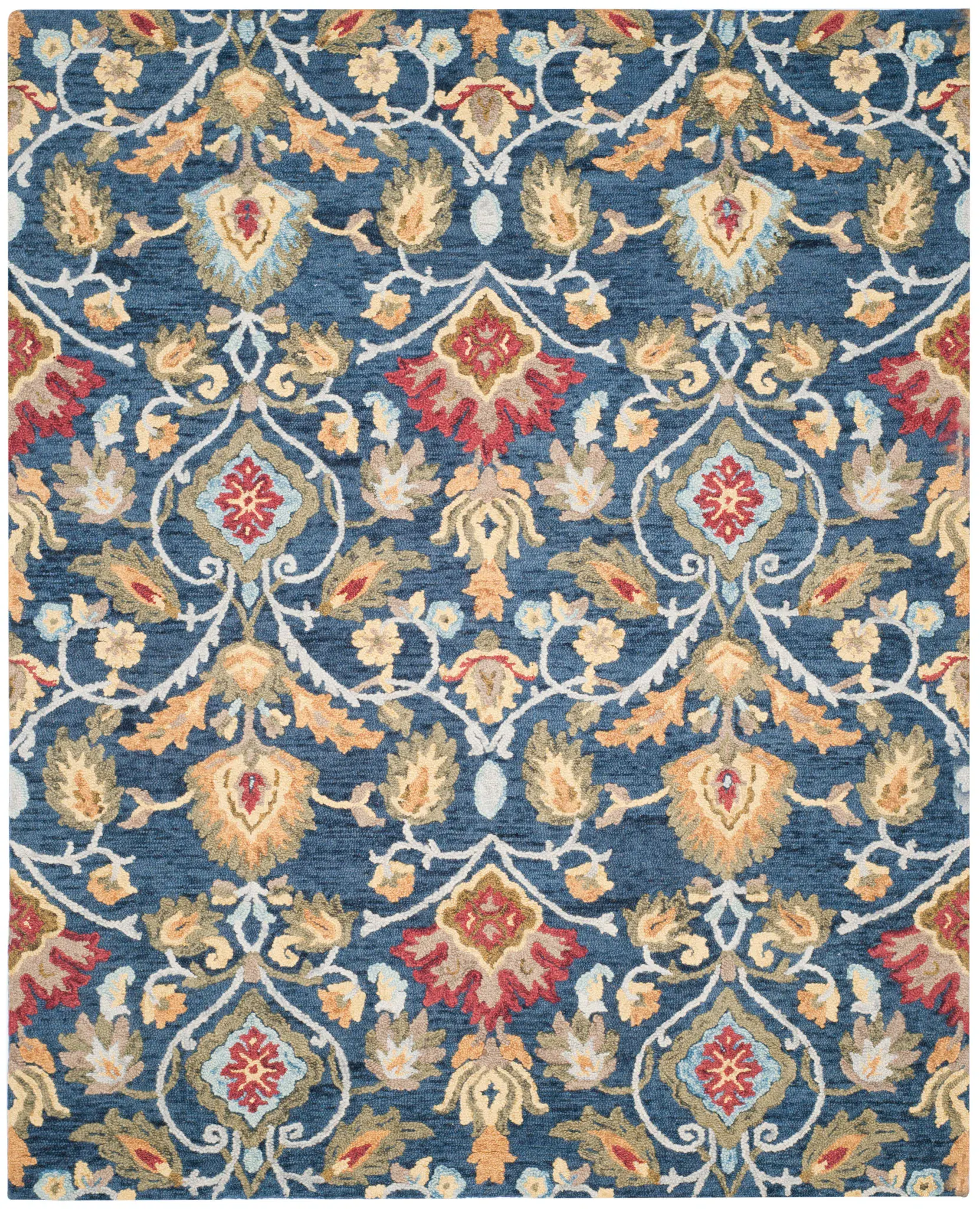 Blossom Botanical Vine Hand-Tufted Wool Rug