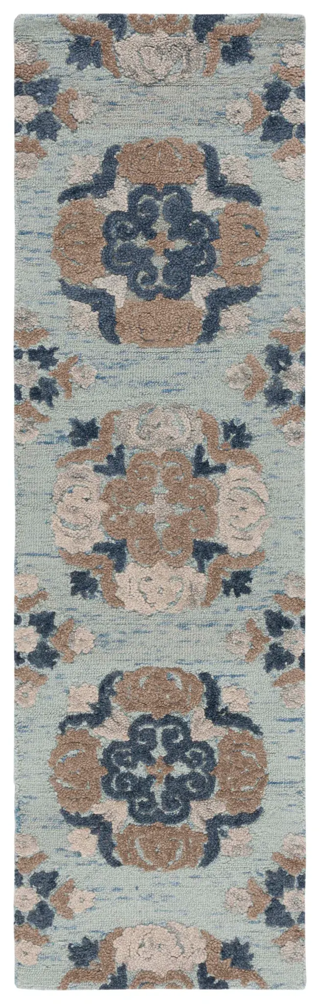 Blossom Floral Rosette Hand-Tufted Wool Rug