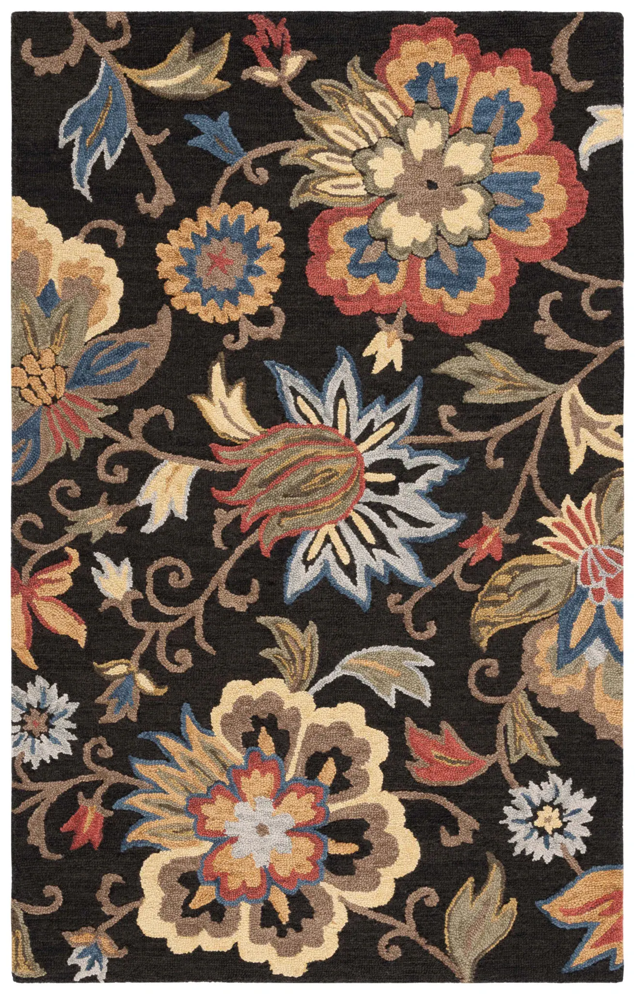Blossom Large Floral Hand-Tufted Wool Rug