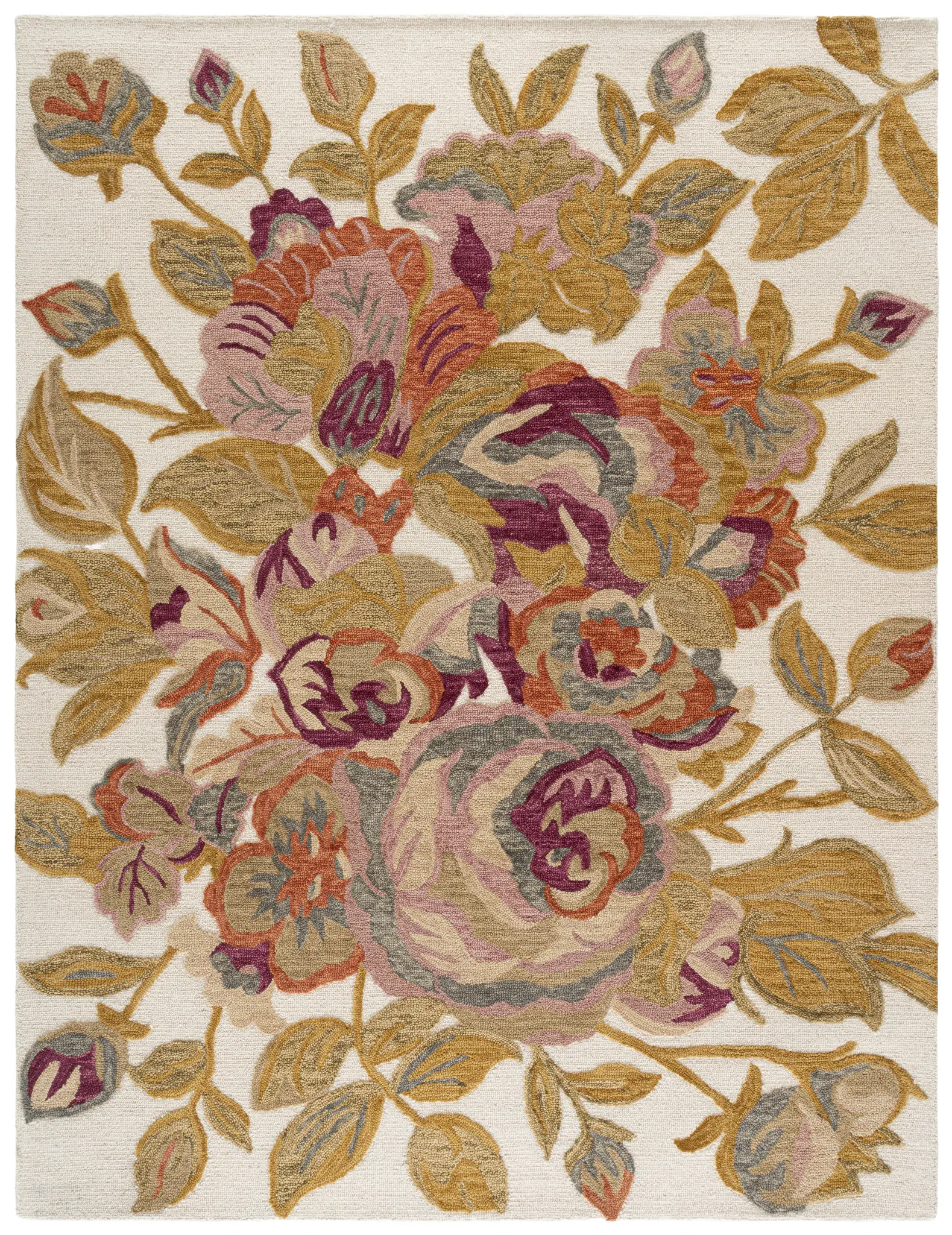 Blossom Oversized Floral Hand-Tufted Wool Rug