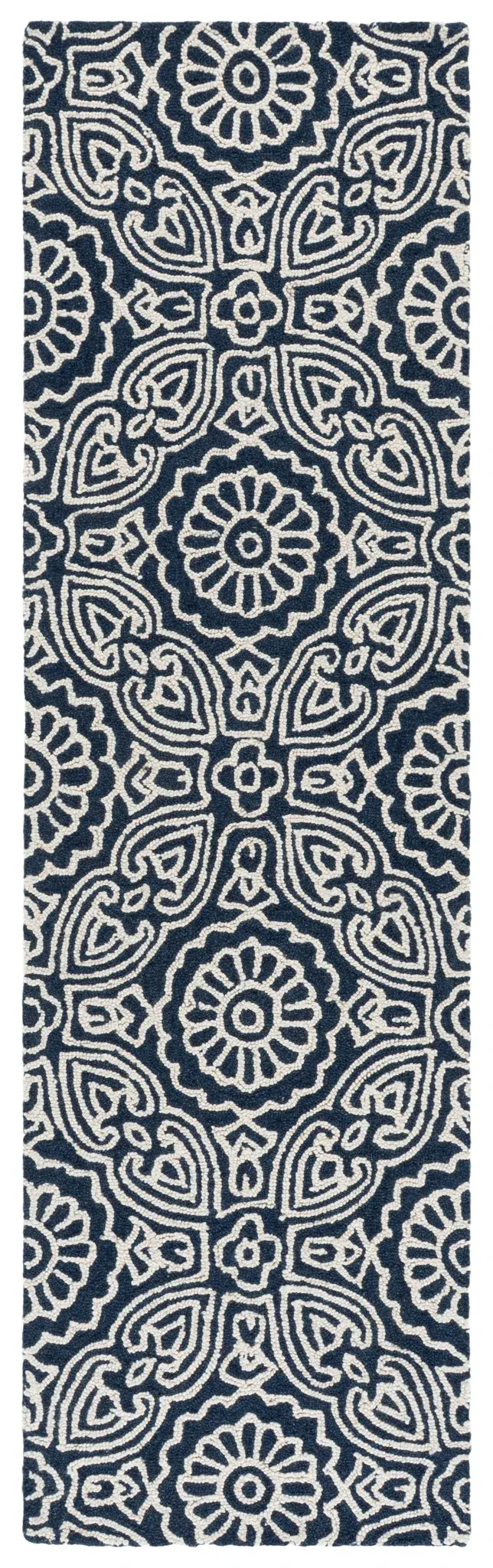 Blossom Floral Tile Hand-Tufted Wool Rug