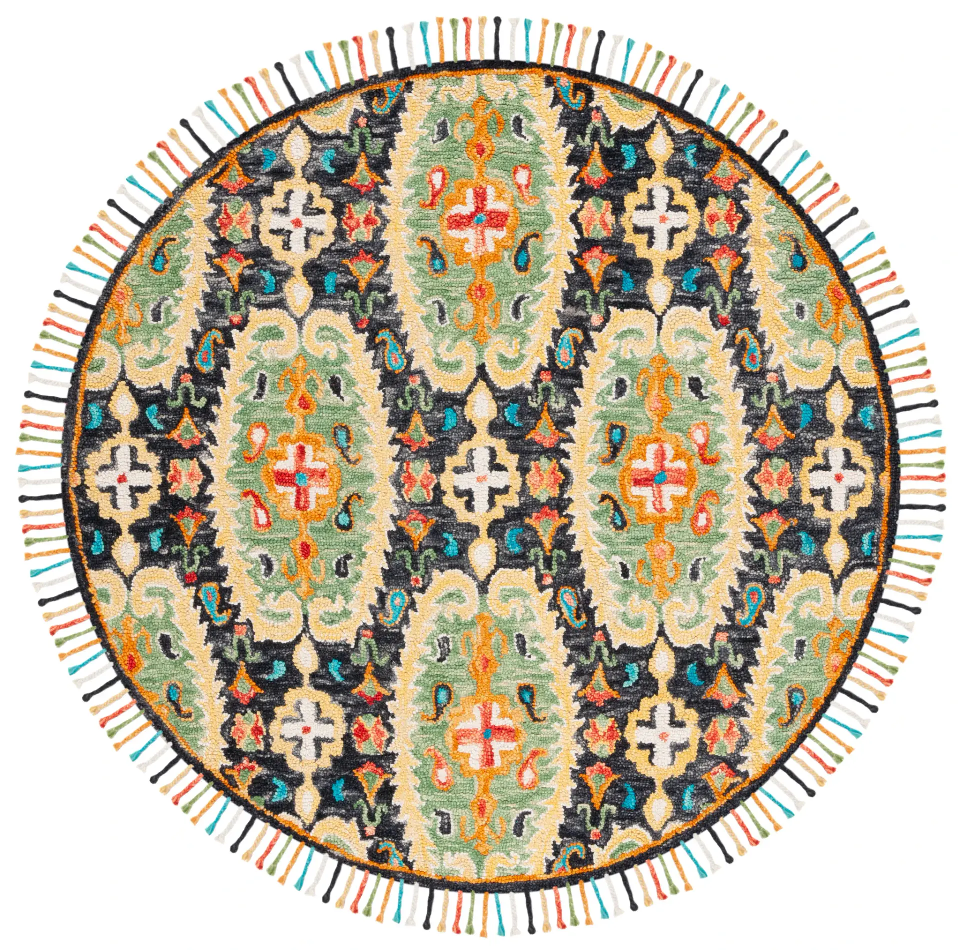 Blossom Pointed Medallion Hand-Tufted Wool Rug