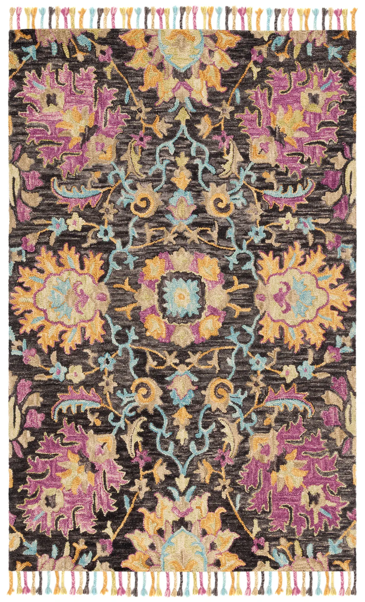 Blossom Boho Floral Hand-Tufted Wool Rug