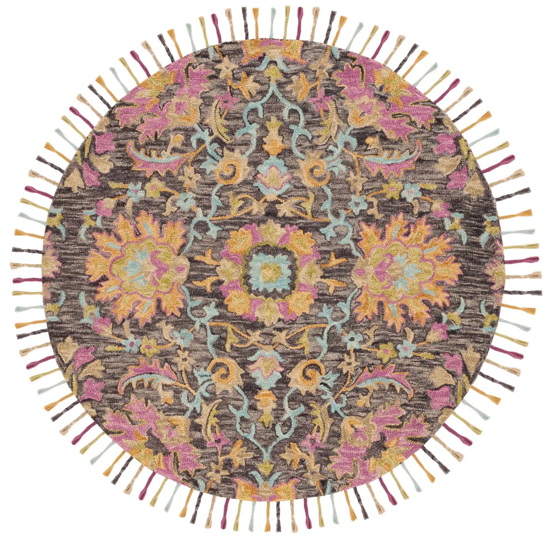 Blossom Boho Floral Hand-Tufted Wool Rug
