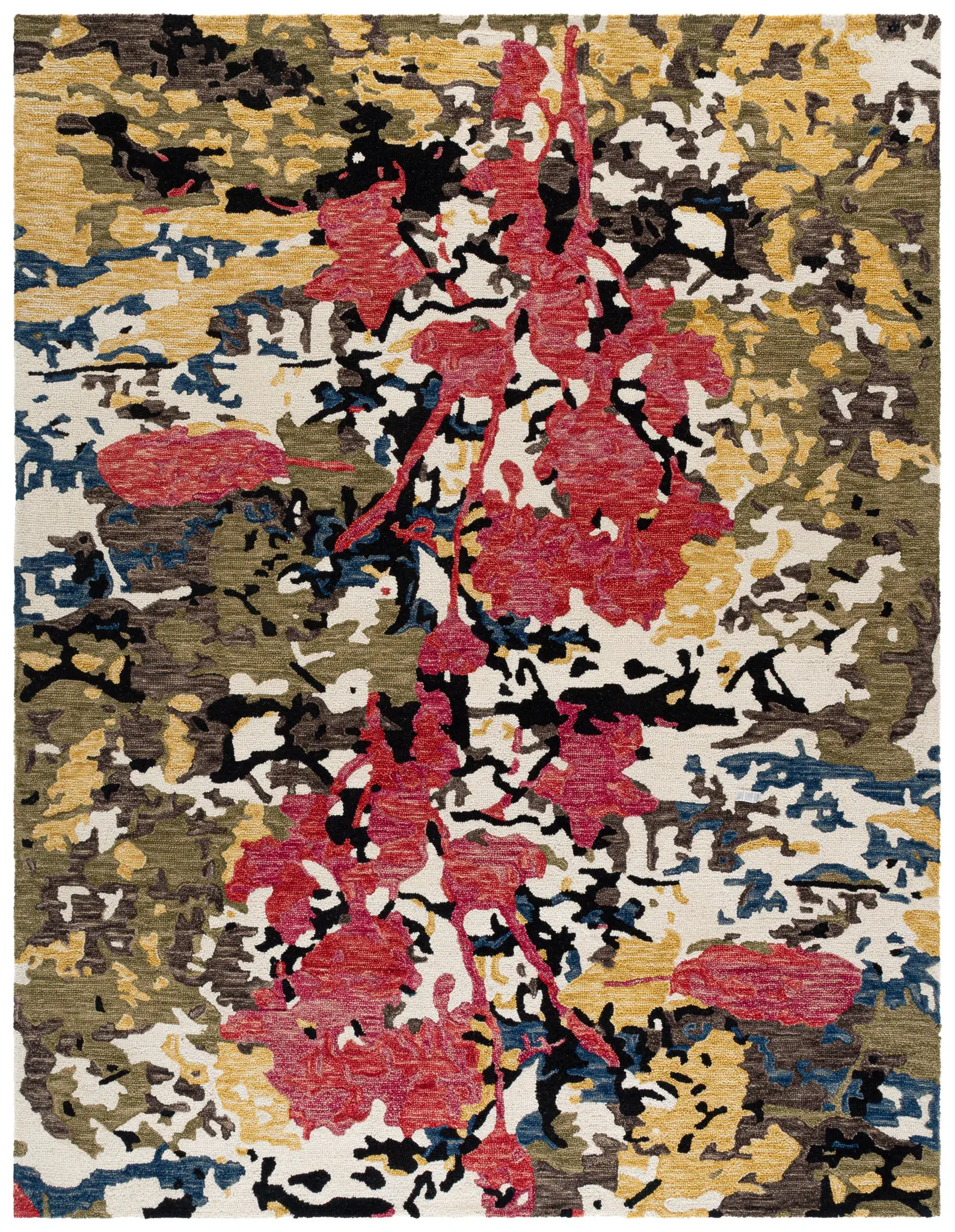 Blossom Abstract Floral Hand-Tufted Wool Rug