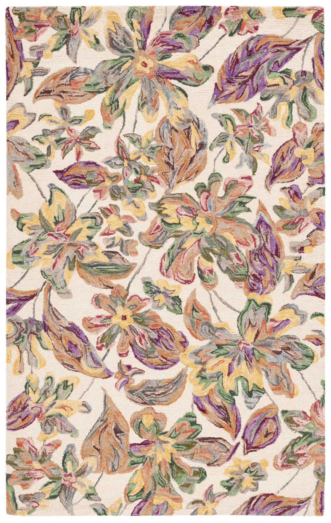 Blossom Botanical Hand-Tufted Wool Rug