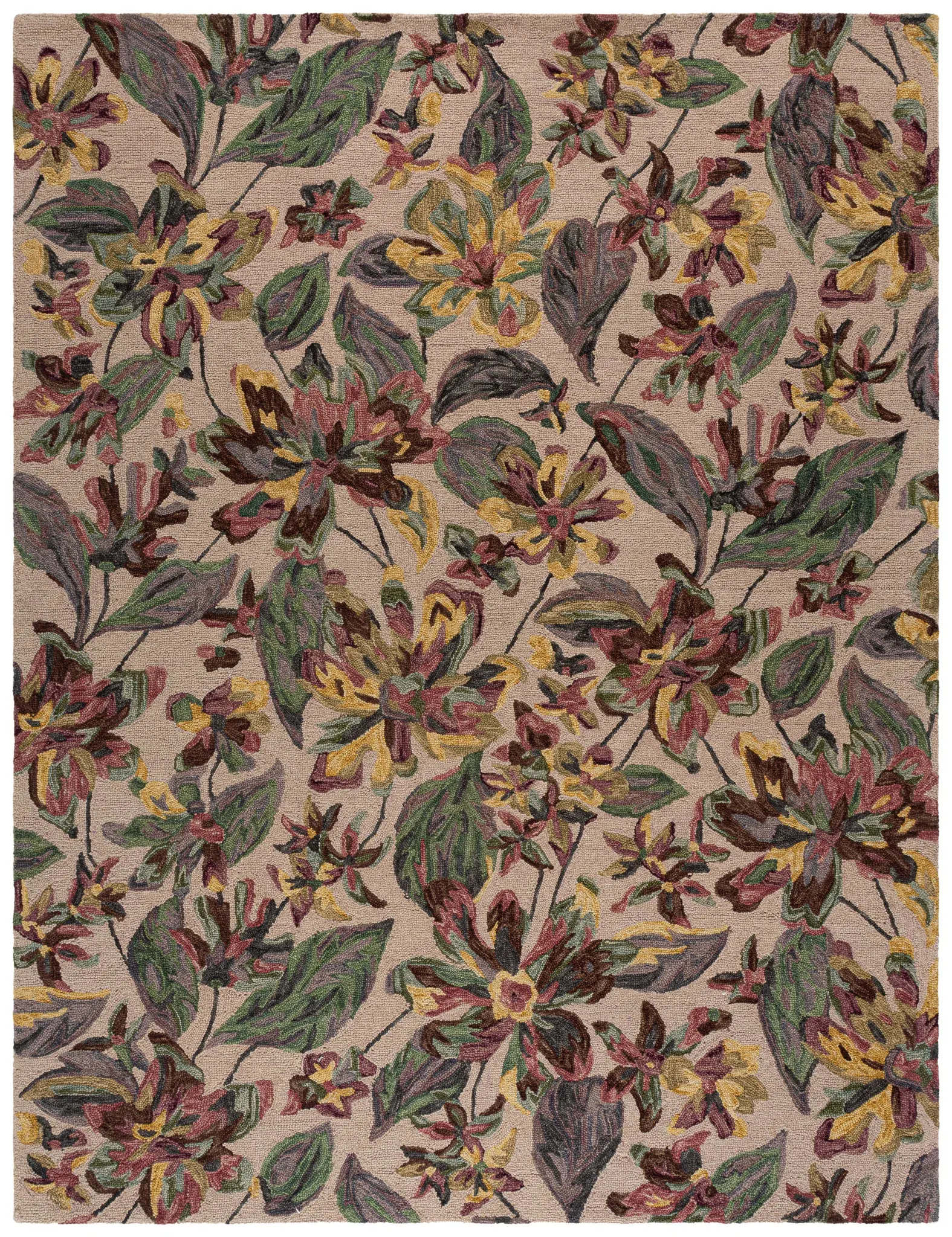 Blossom Botanical Hand-Tufted Wool Rug