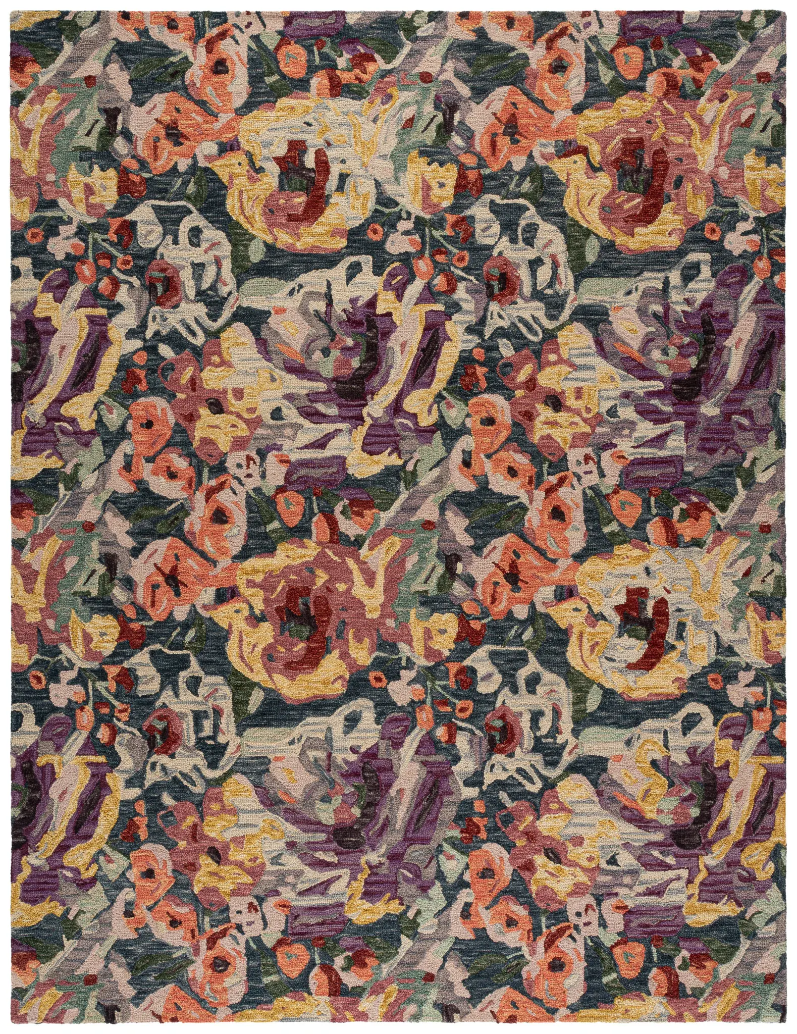 Blossom Abstract Blossom Hand-Tufted Wool Rug