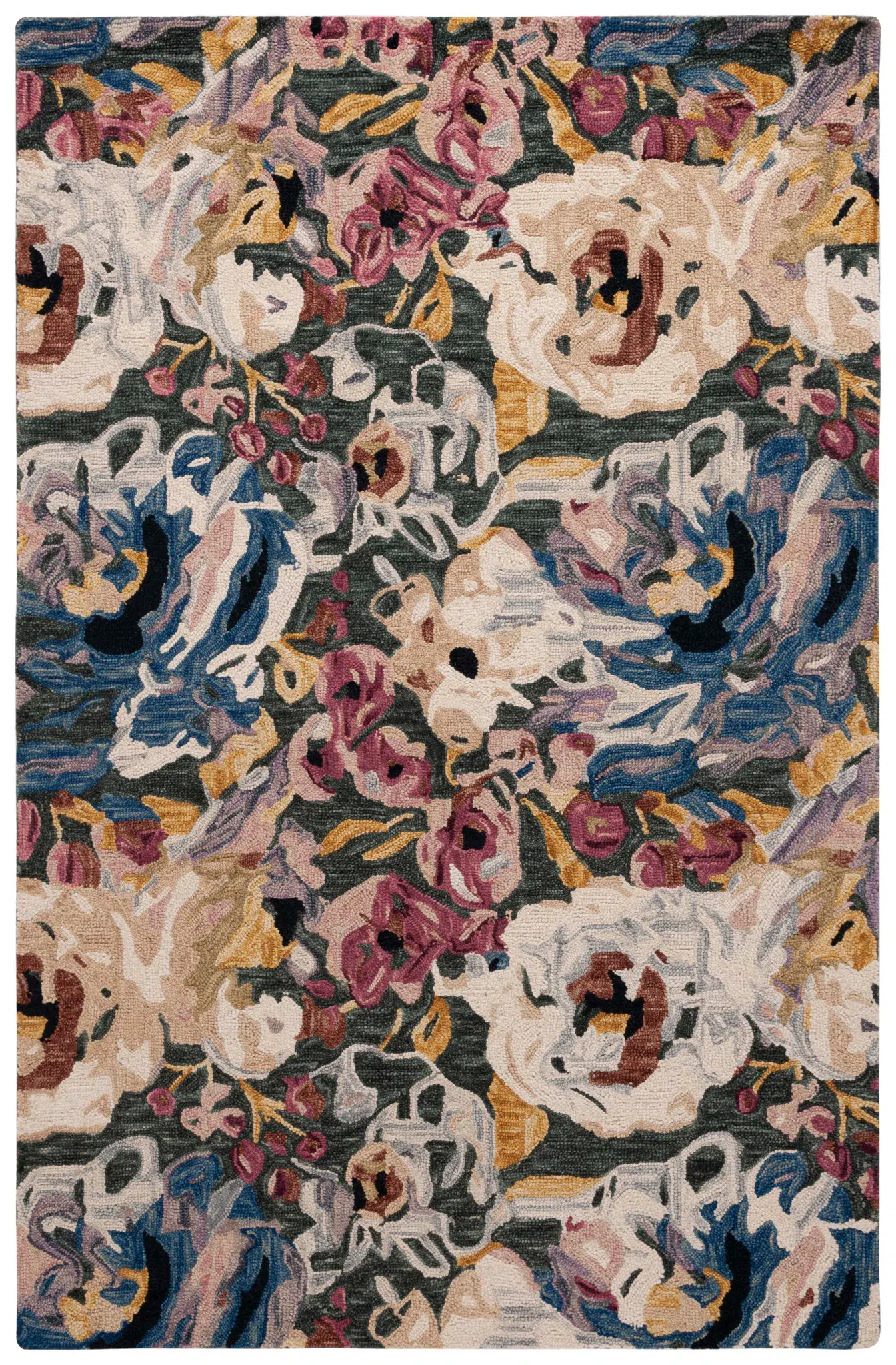 Blossom Abstract Blossom Hand-Tufted Wool Rug