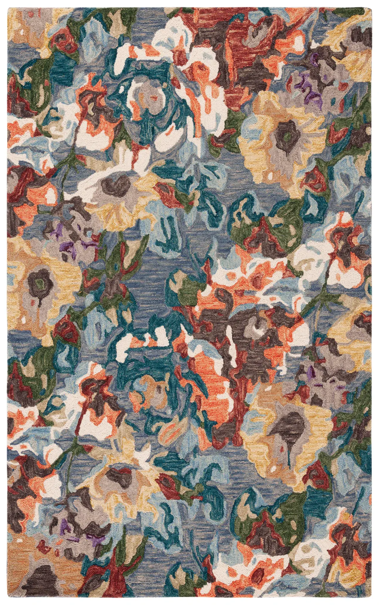 Blossom Abstract Blossom Hand-Tufted Wool Rug