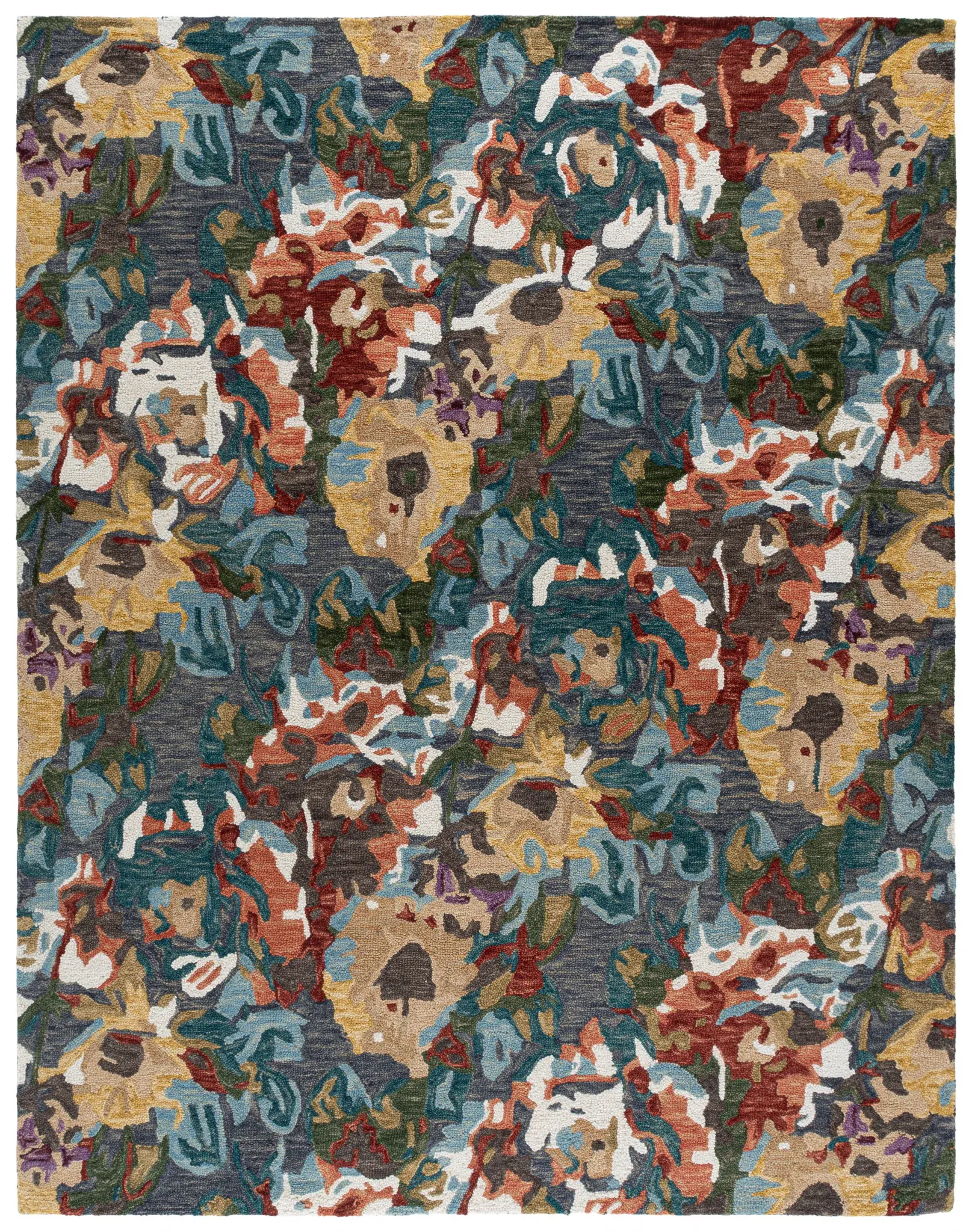 Blossom Abstract Blossom Hand-Tufted Wool Rug