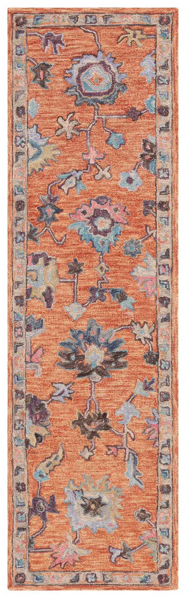 Blossom Trailing Vine Hand-Tufted Wool Rug