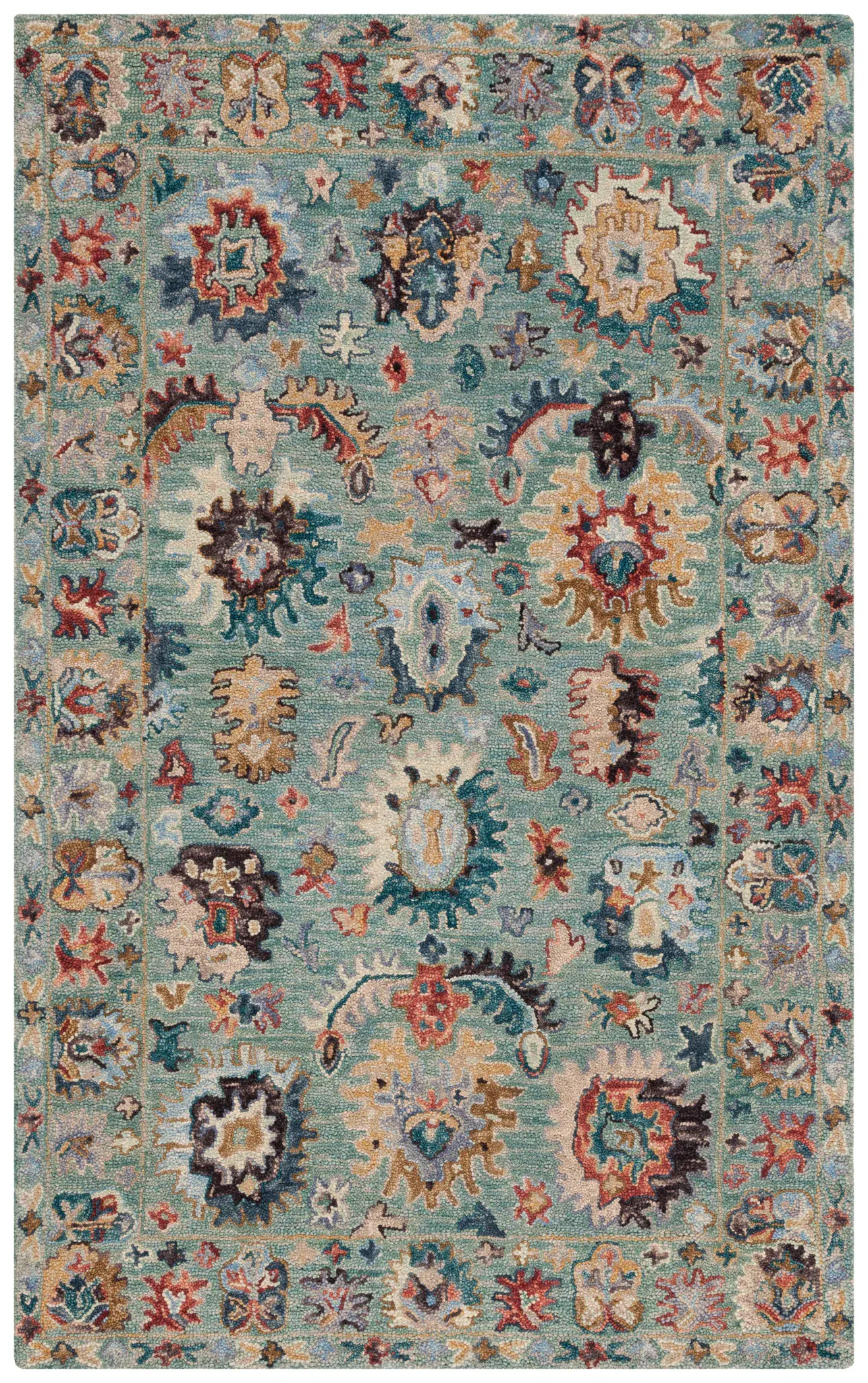 Blossom Vintage Floral Hand-Tufted Wool Rug