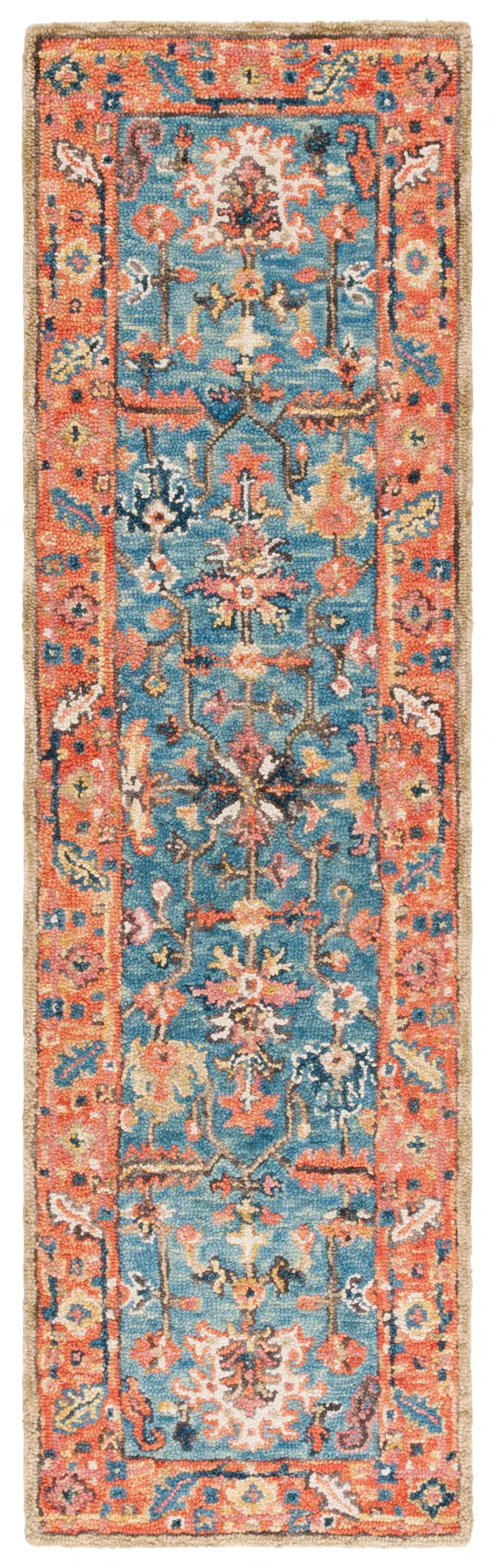Blossom Herati Floral Hand-Tufted Wool Rug