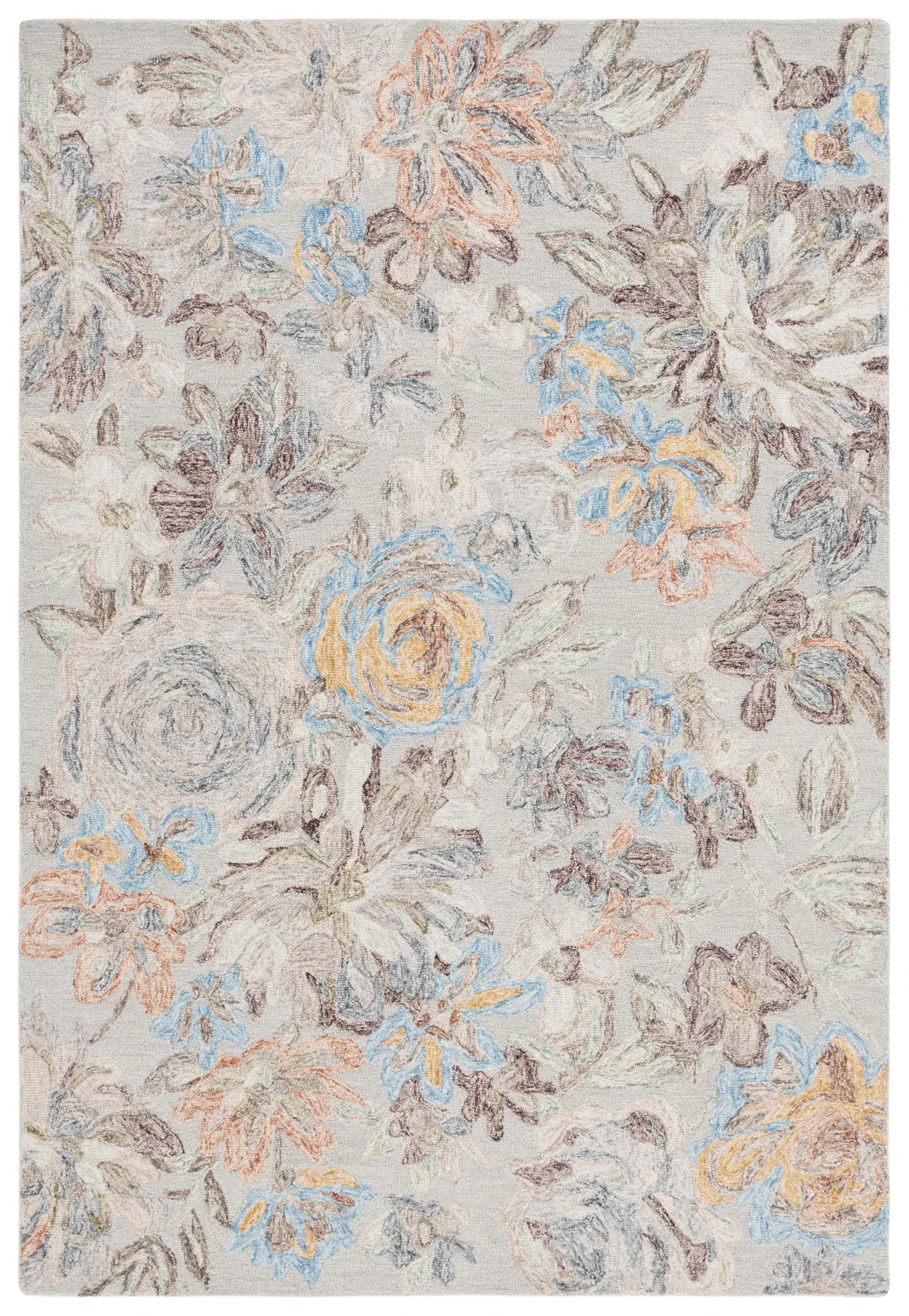 Blossom Pastoral Floral Hand-Tufted Wool Rug