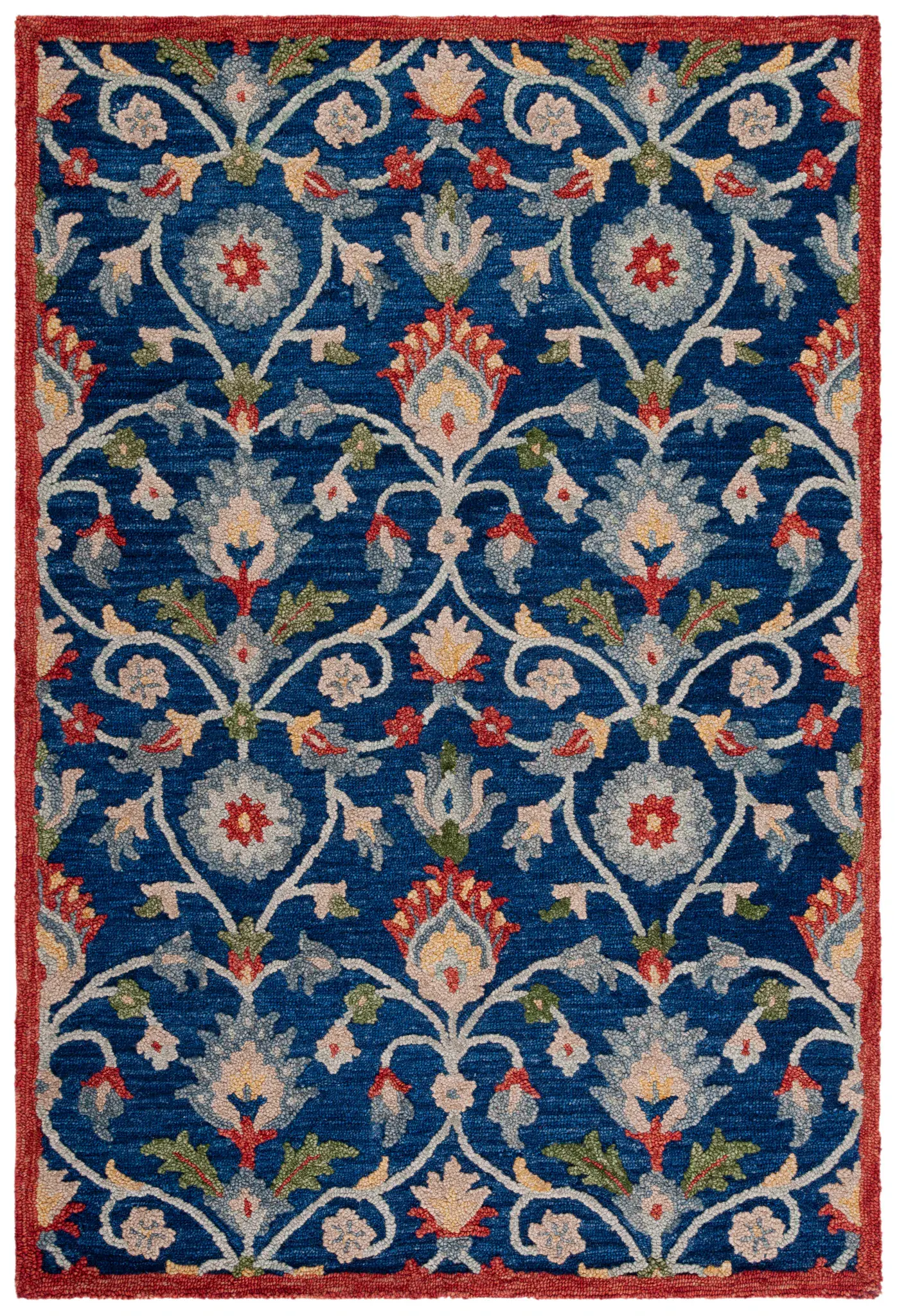 Blossom Floral Vine Hand-Tufted Wool Rug