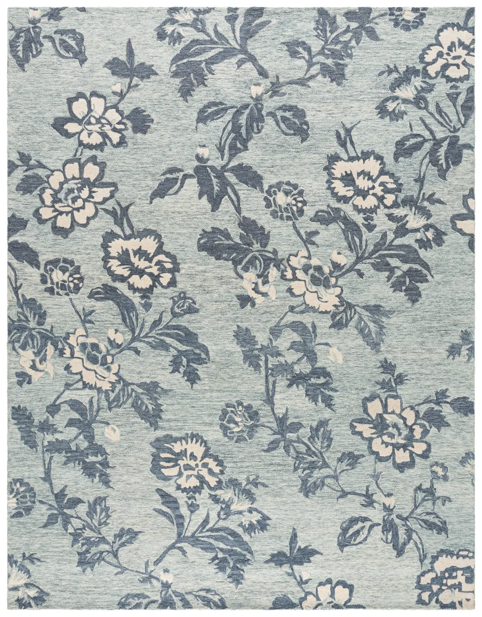 Blossom Transitional Floral Hand-Tufted Wool Rug
