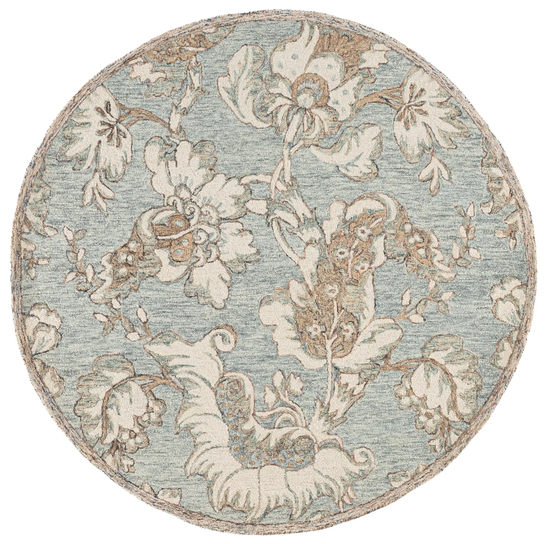 Blossom Traditional Floral Hand-Tufted Wool Rug