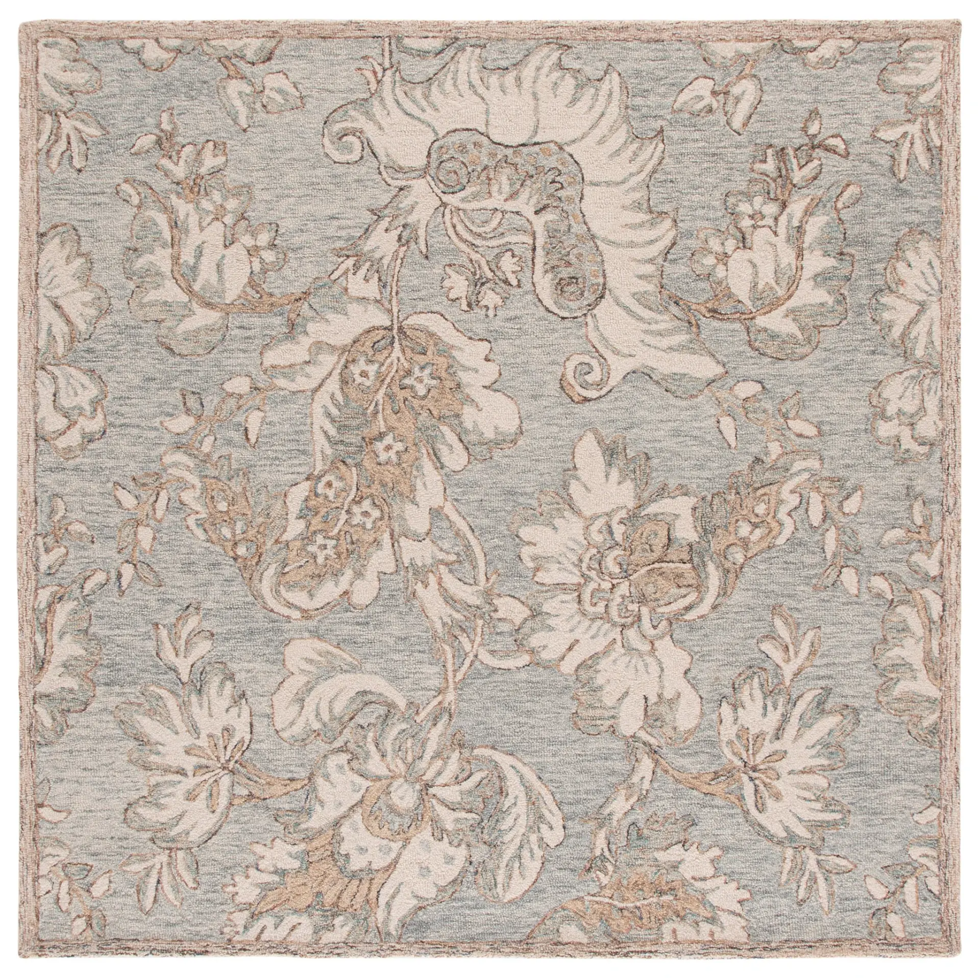 Blossom Traditional Floral Hand-Tufted Wool Rug